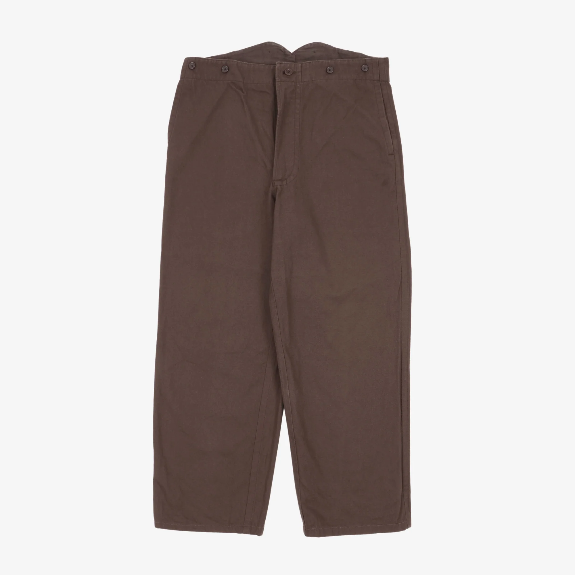 Cinch Back High Waist Work Trousers (36W X 28L)