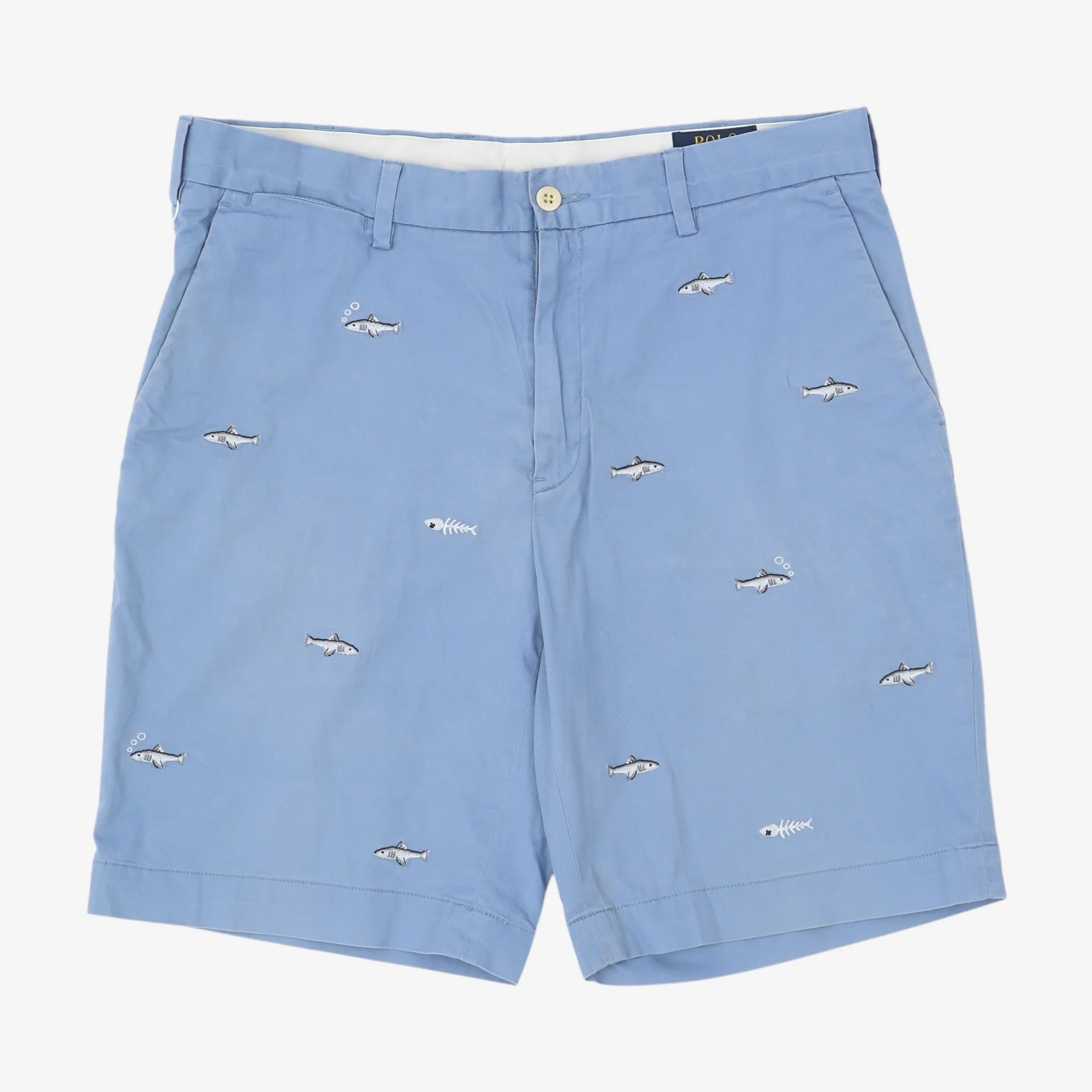 Classic Fish Embroidered Shorts (32W)