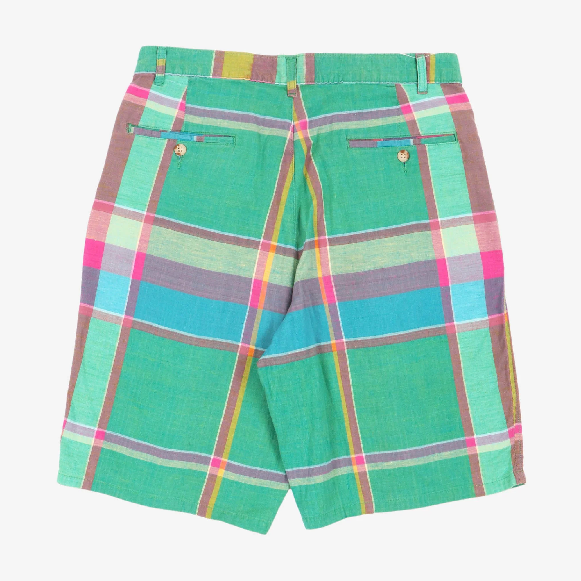 Classic Fit Madras Shorts (31W) - Image 2