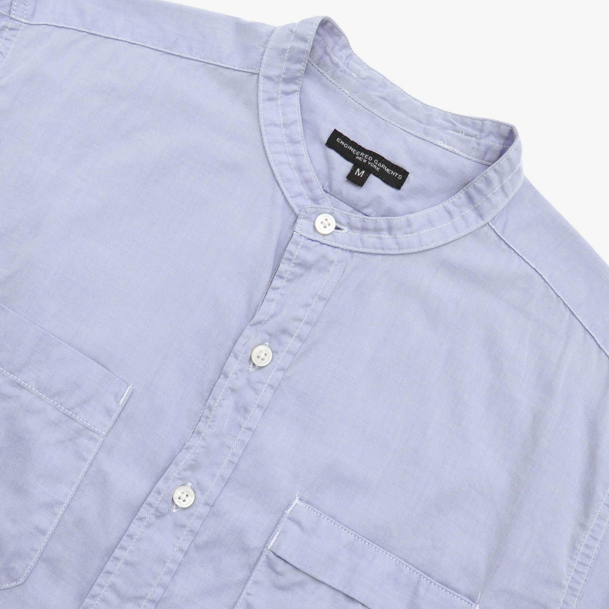 Collarless 2 Pocket Shirt - Image 3