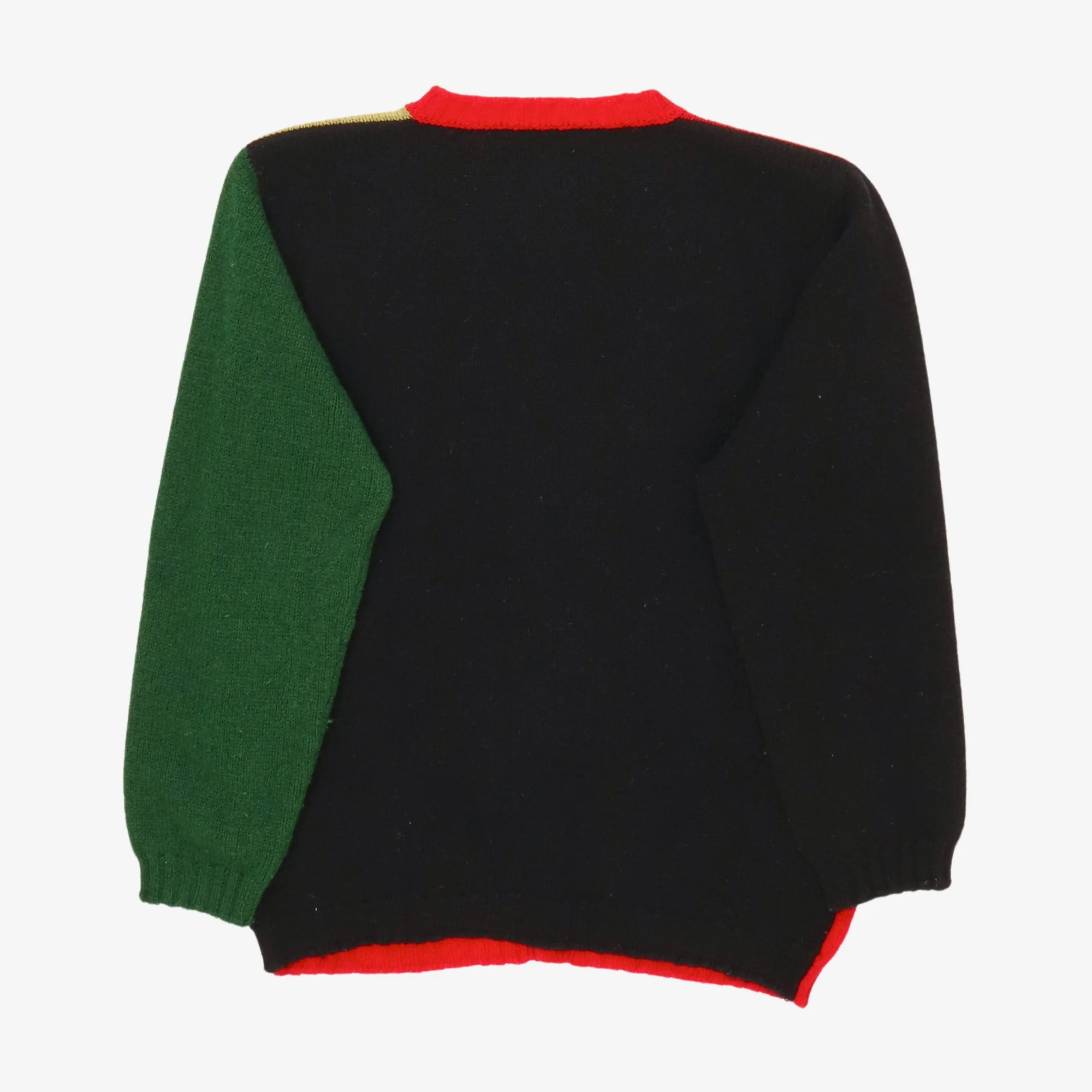 Colourblock Wool Cardigan (Beams) - Image 2