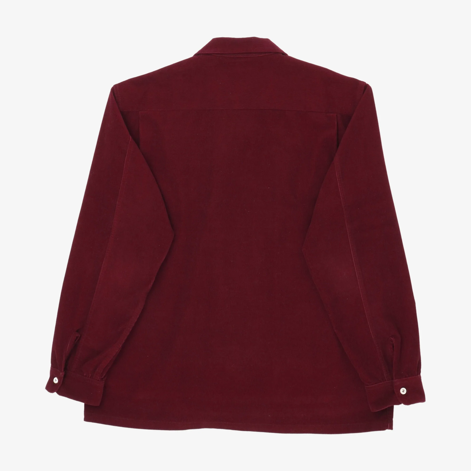 Corduroy Open Collar Shirt - Image 2