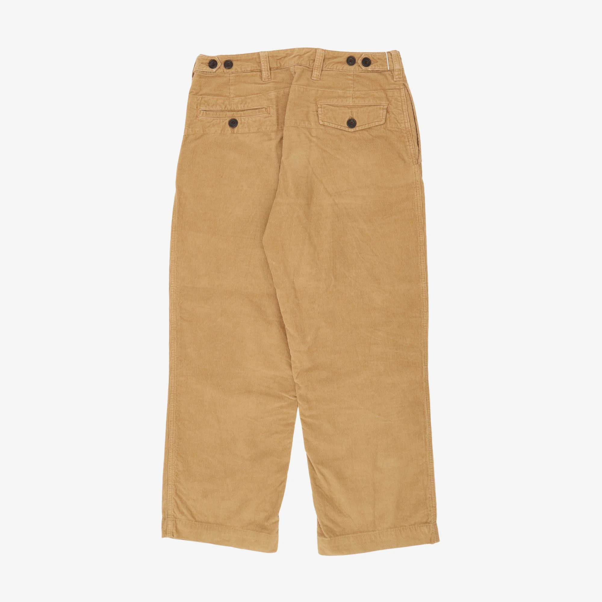 Corduroy Pleated Chinos (30W X 27L) - Image 2