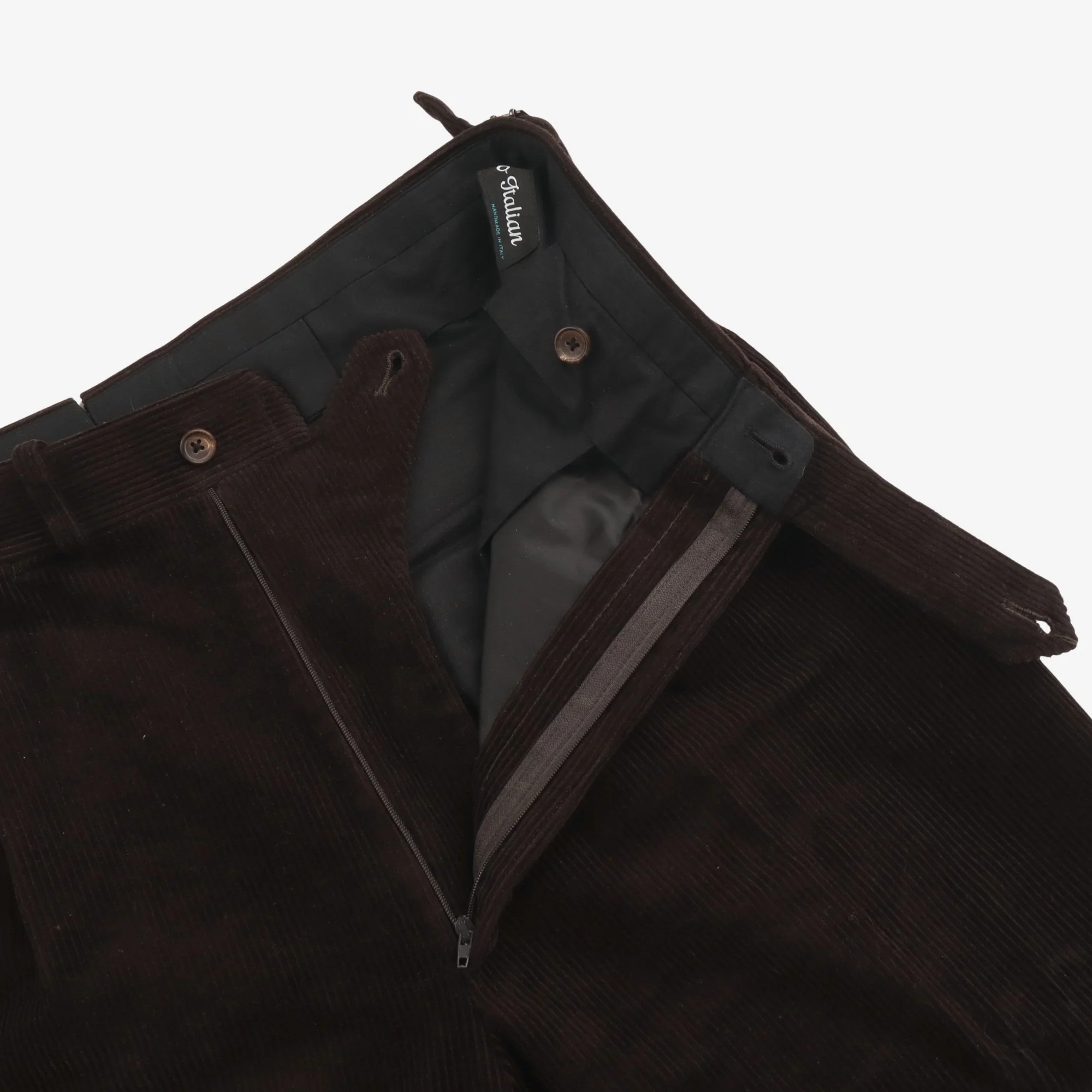 Corduroy Pleated Trousers (32W X 26L) - Image 4