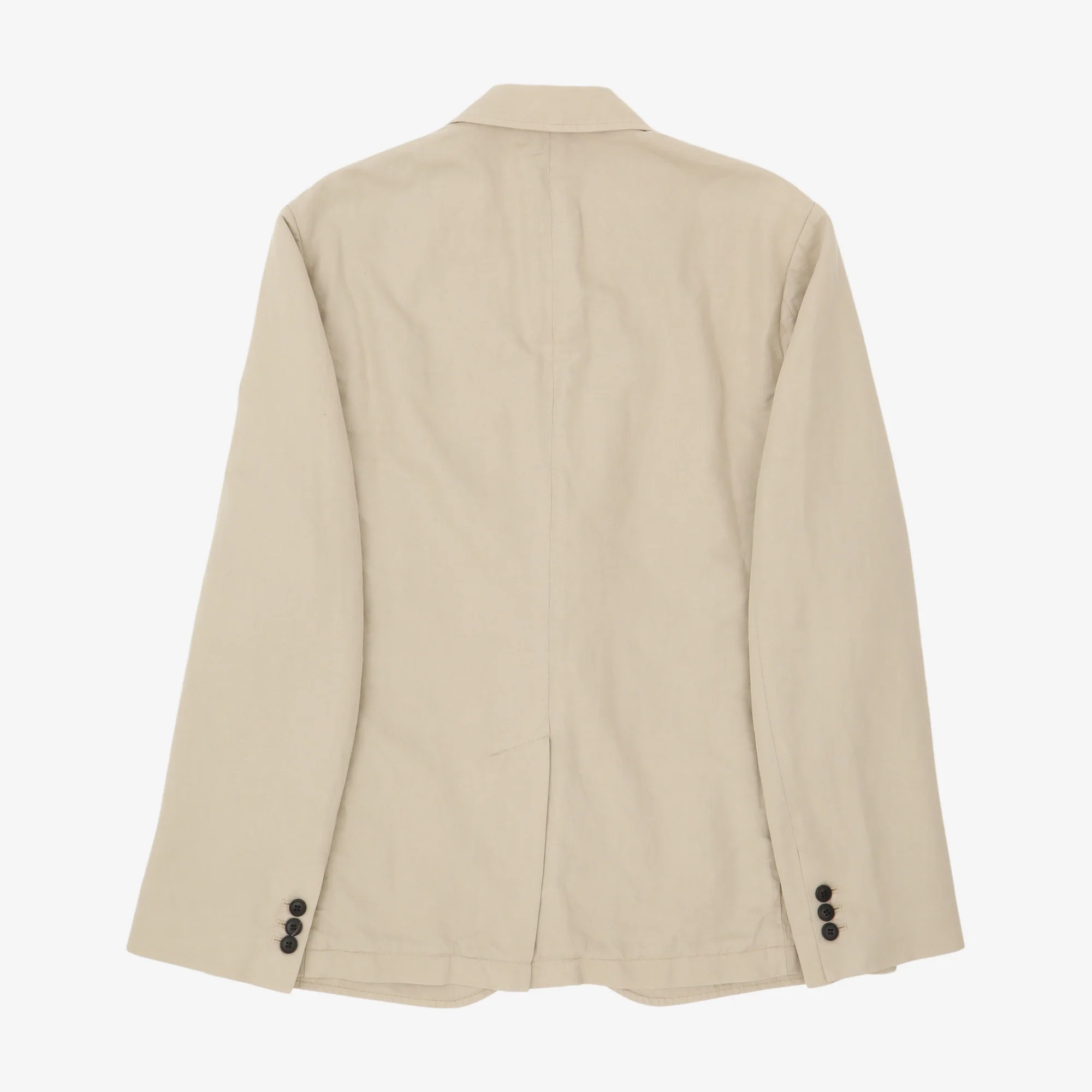 Cotton Linen Unstructured Blazer - Image 2