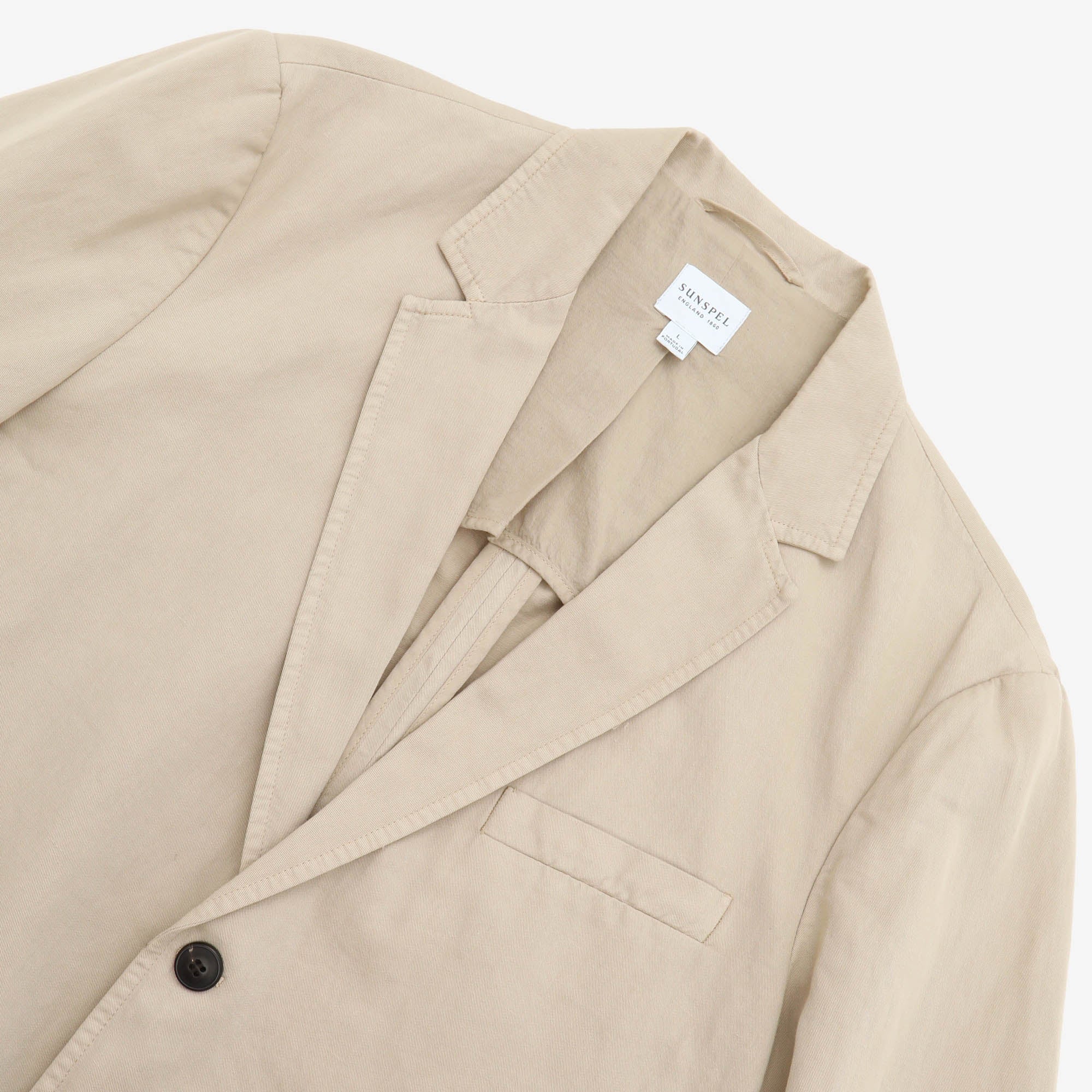 Cotton Linen Unstructured Blazer - Image 3