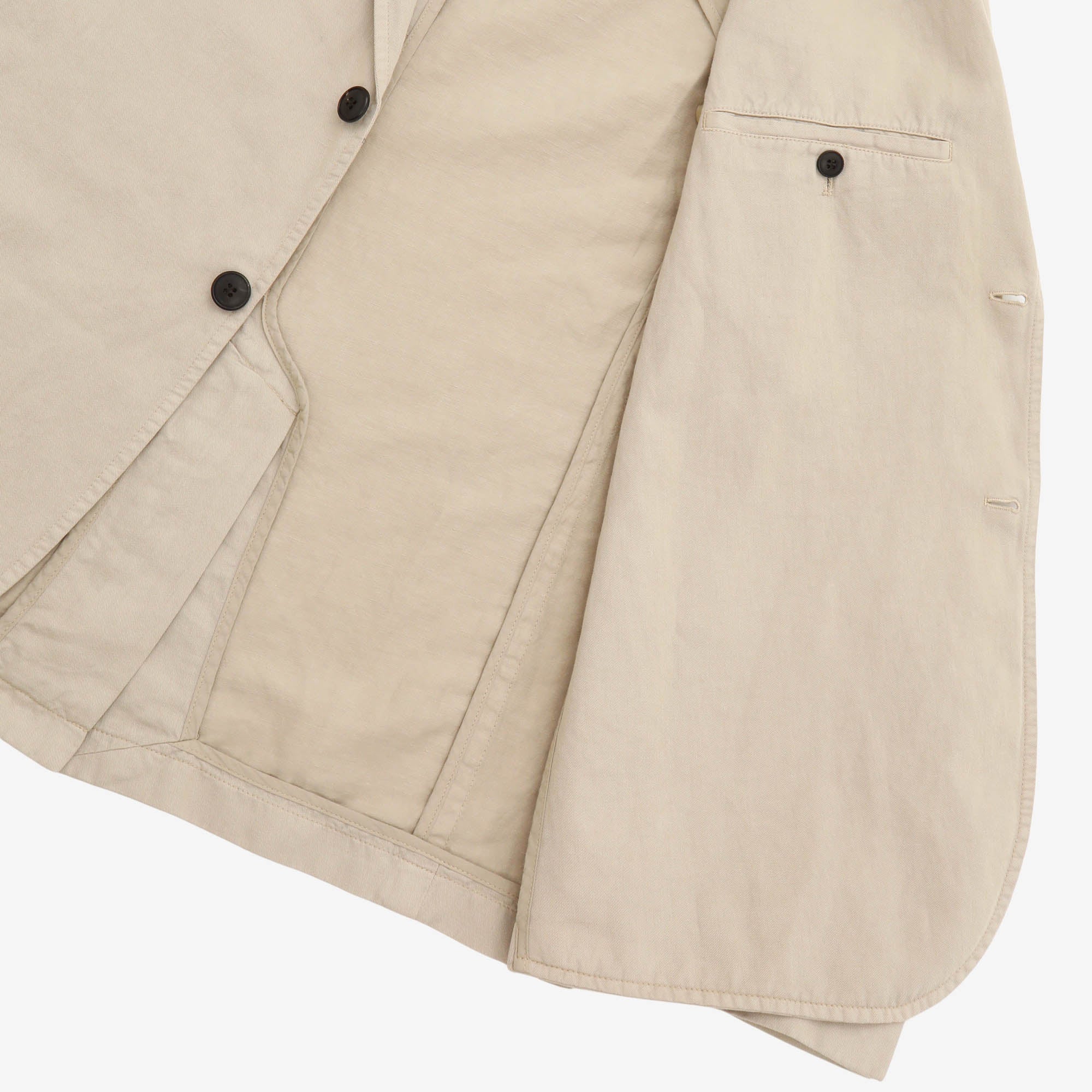 Cotton Linen Unstructured Blazer - Image 4