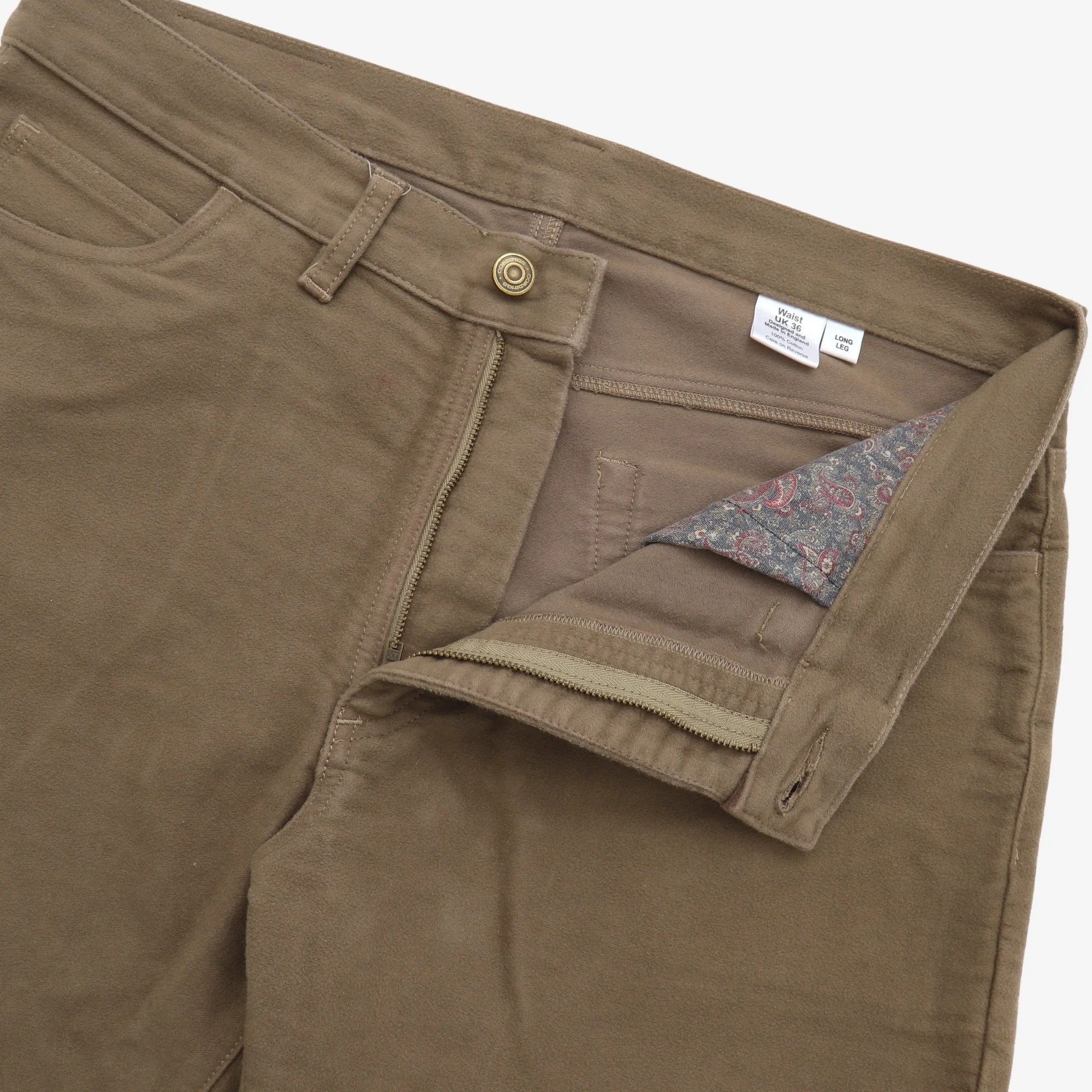 Cotton Trousers (38W x 32.5L) - Image 3