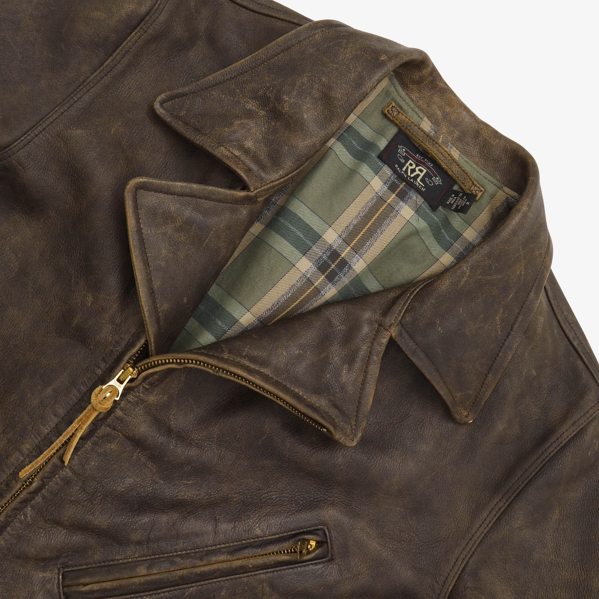 Cowhide Moto Jacket - Image 3