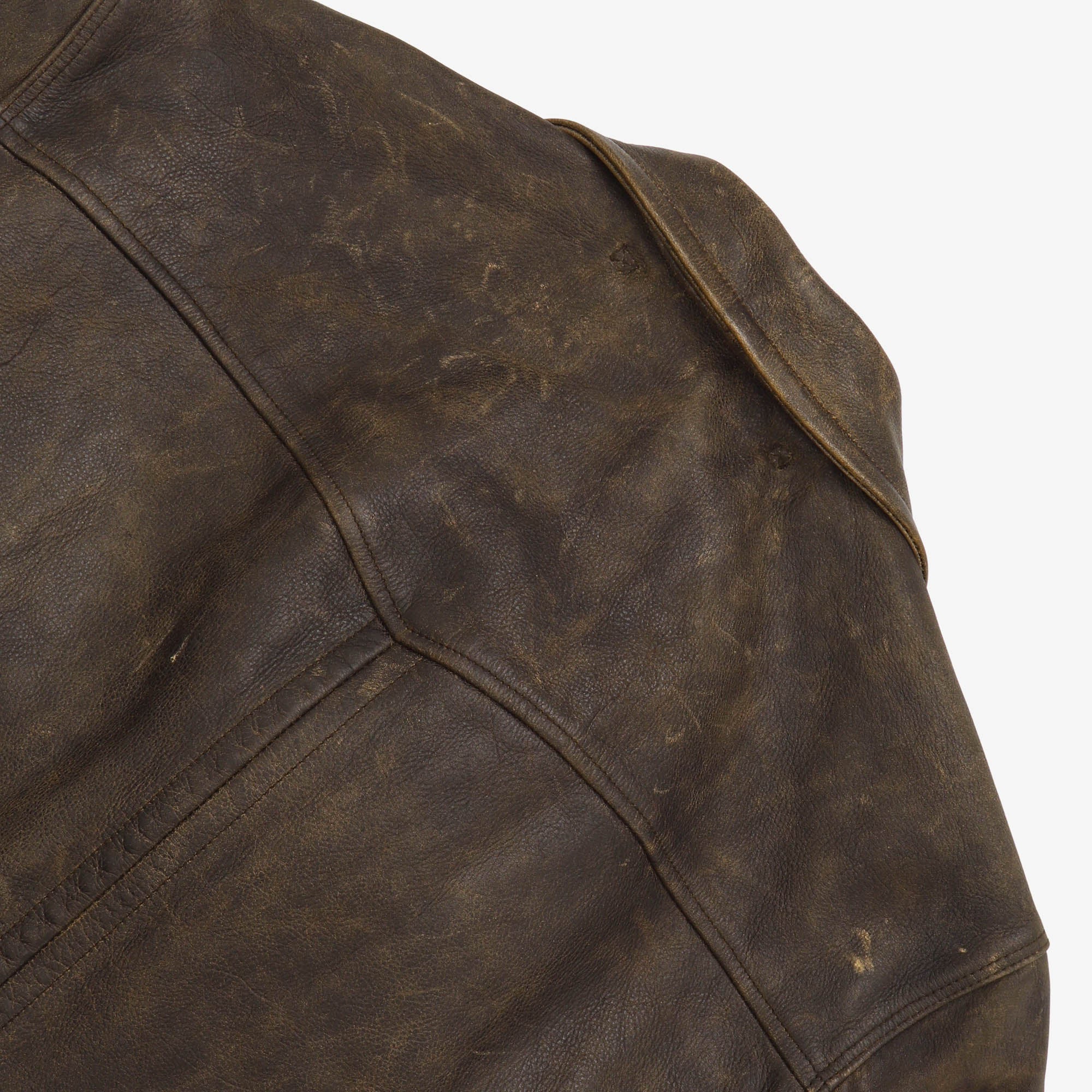 Cowhide Moto Jacket - Image 5