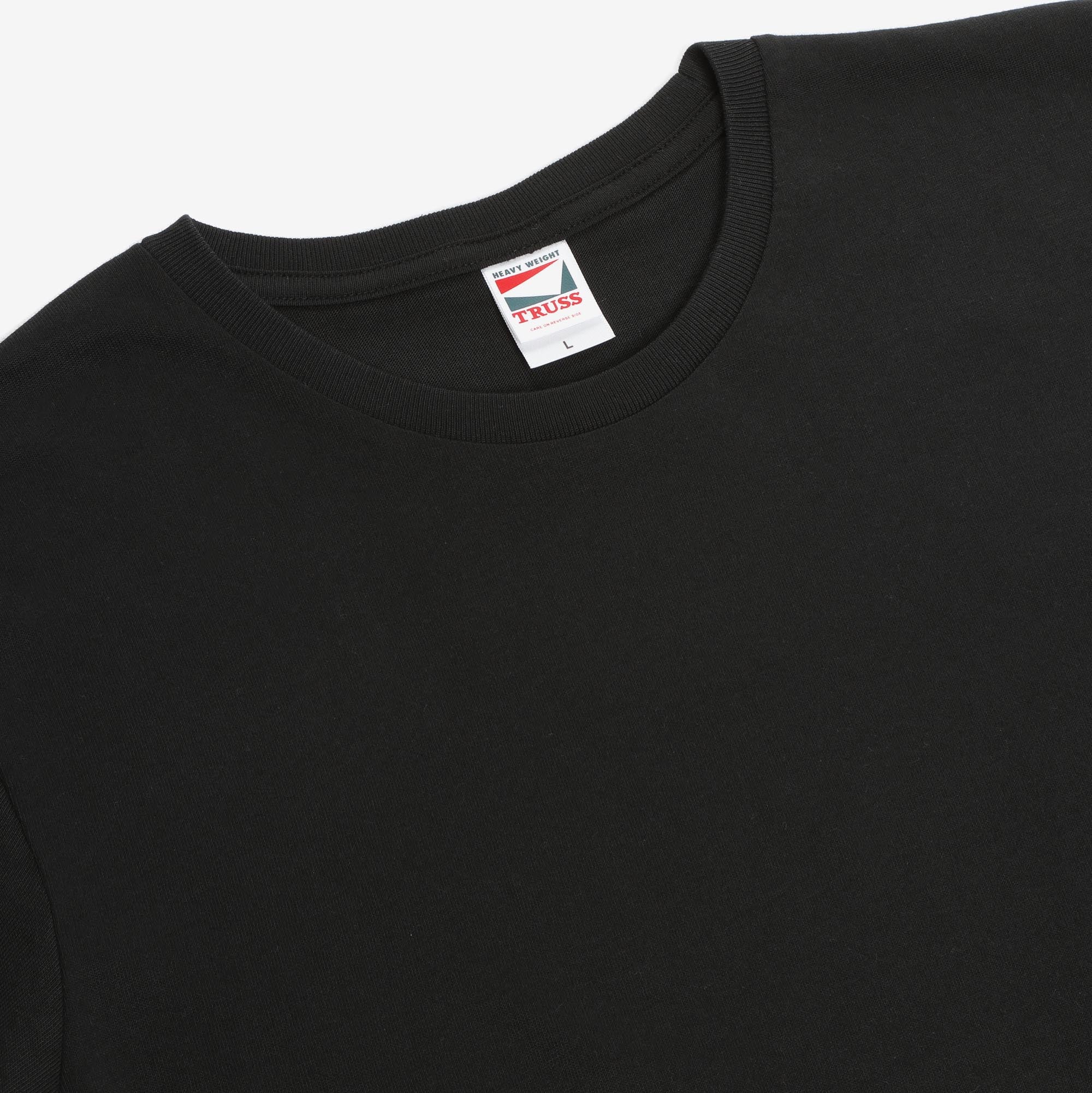 Cotton T-Shirt - Black - Image 5