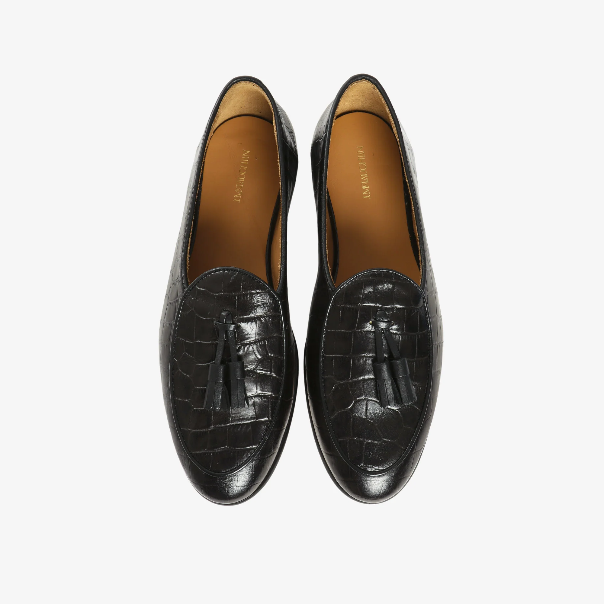 Croc Pattern Oskar Loafers - Image 5