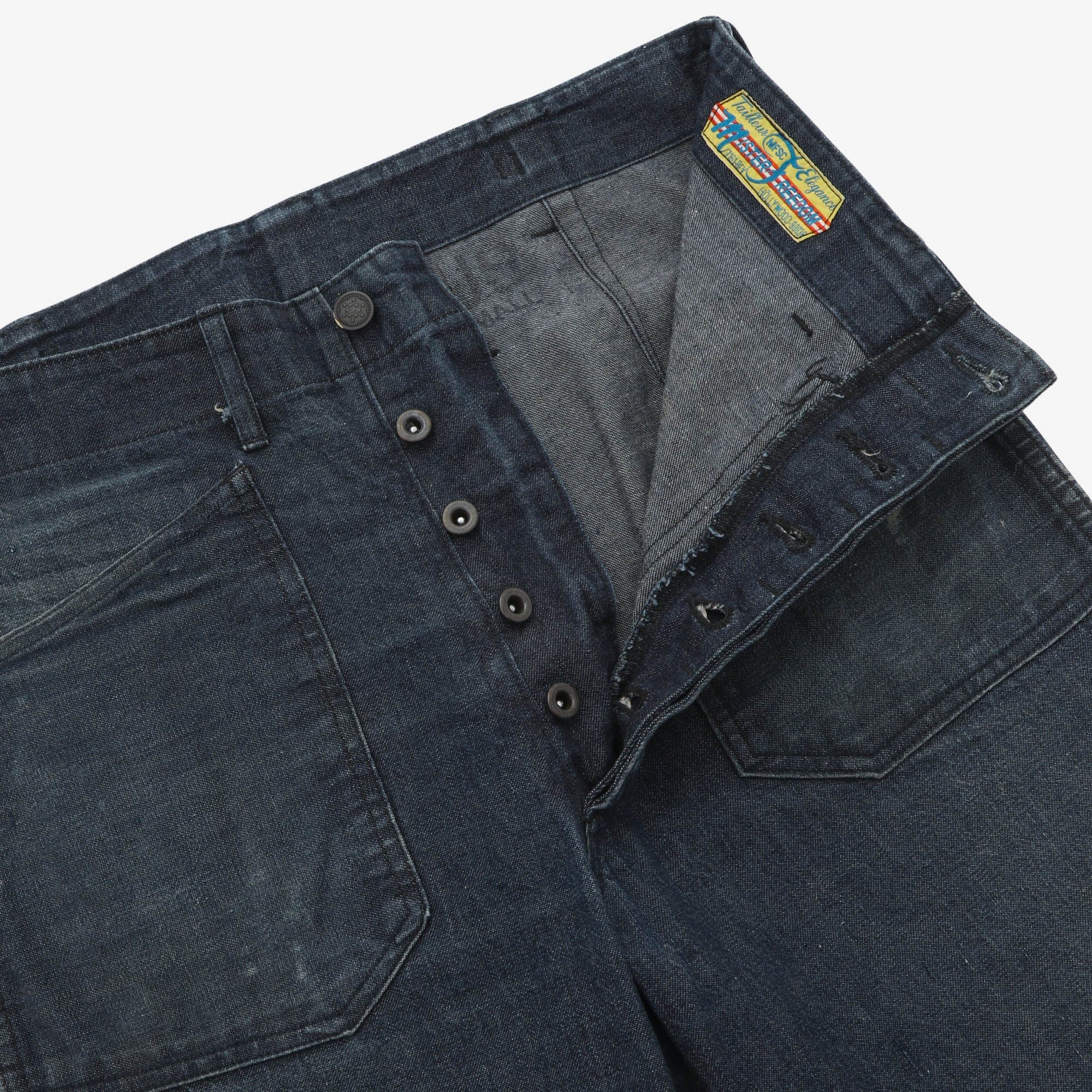 Denim Fatigue Pants - Image 3