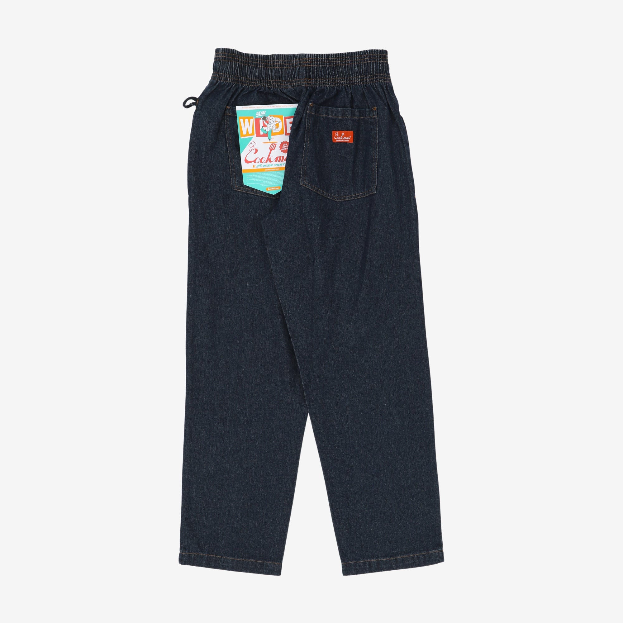 Denim Semiwide Chef Pants - Image 2