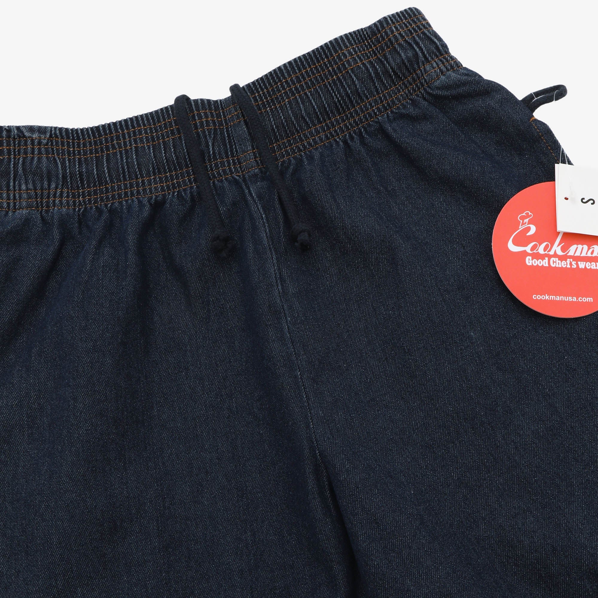 Denim Semiwide Chef Pants - Image 3