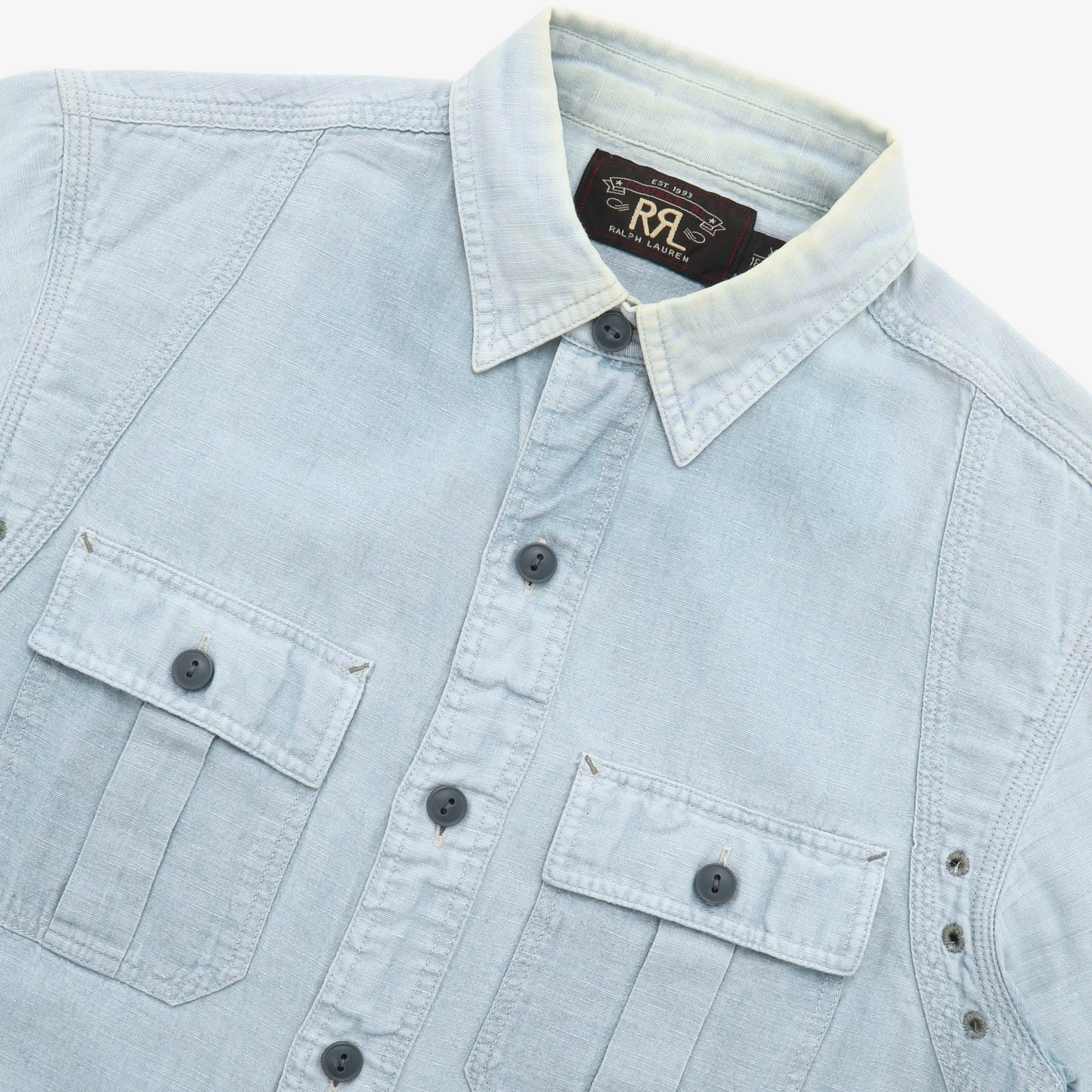 Denim Work Shirt - Image 3