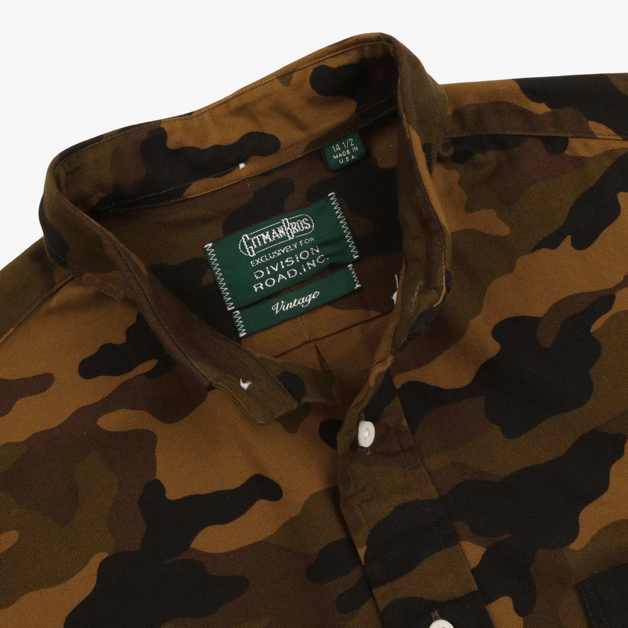 DR Japanese Camo Oxford BD Shirt - Image 3