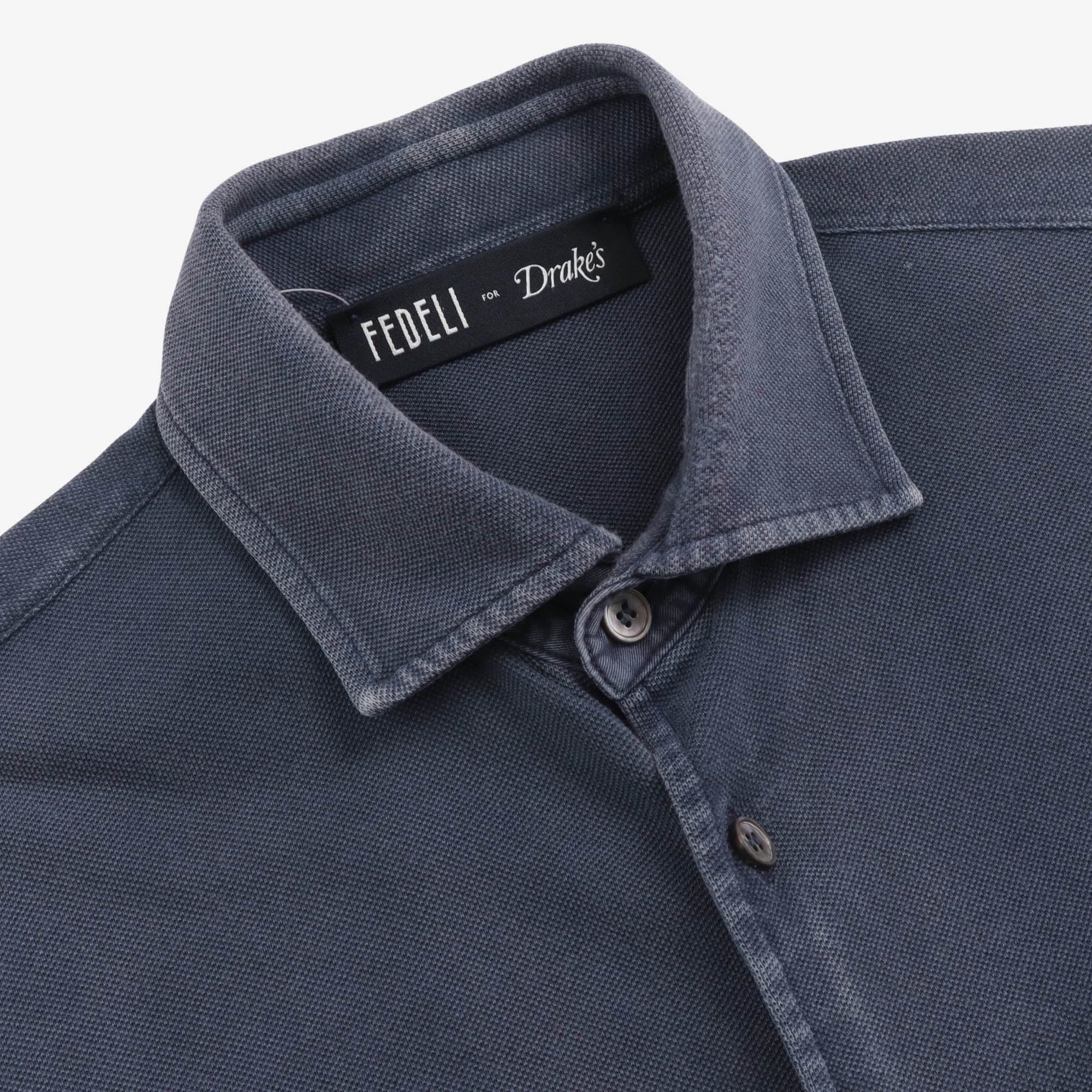 Drakes LS Polo Shirt - Image 3