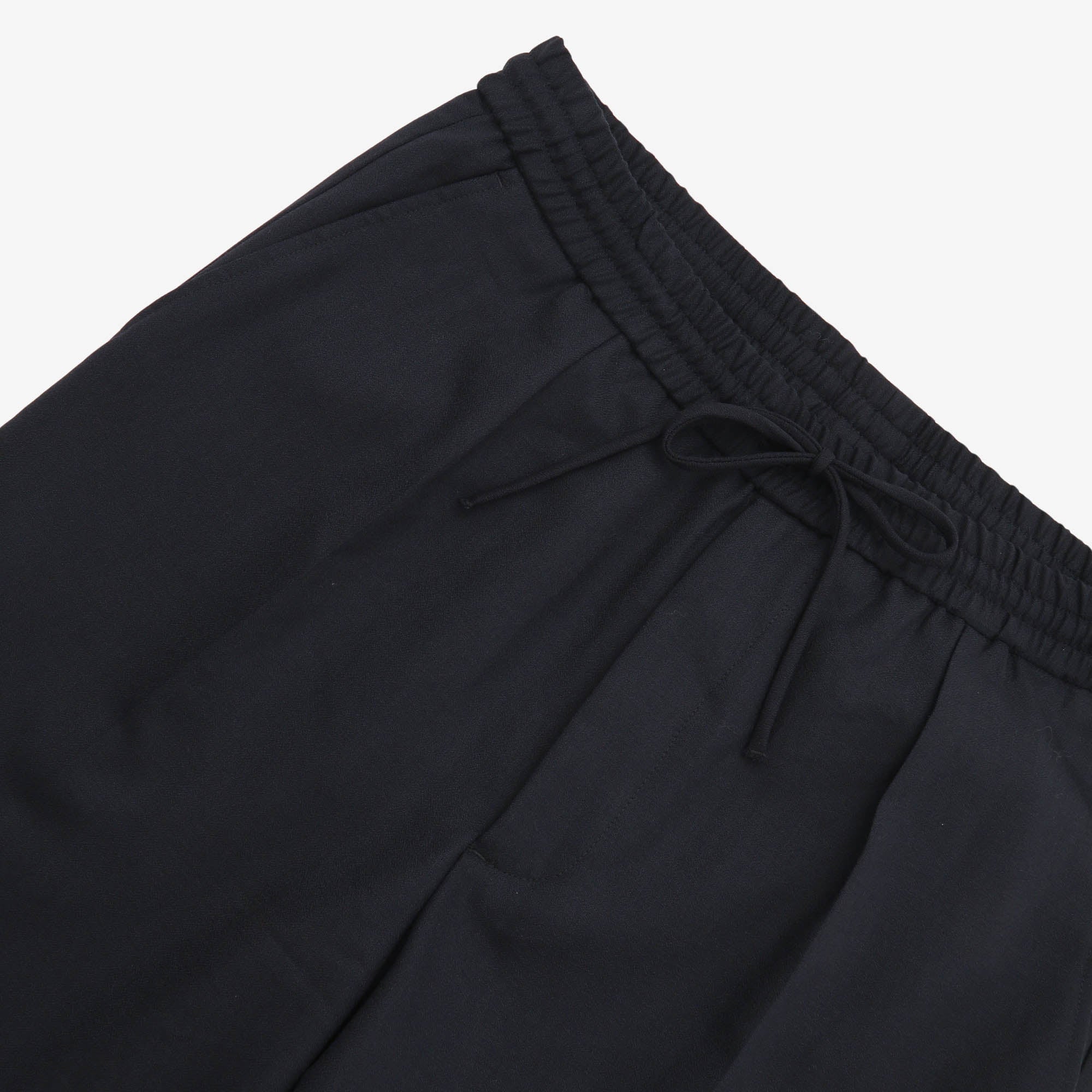 Elasticated Wool Pleated Pants - Image 3