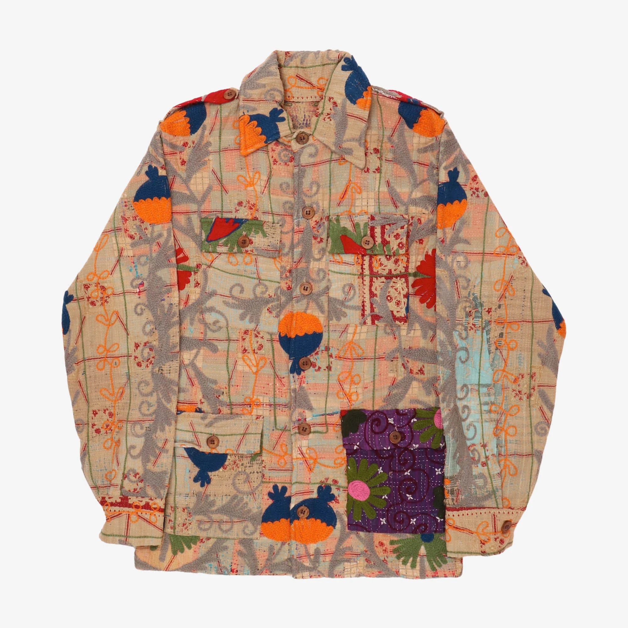 Embroidered Kantha Jacket