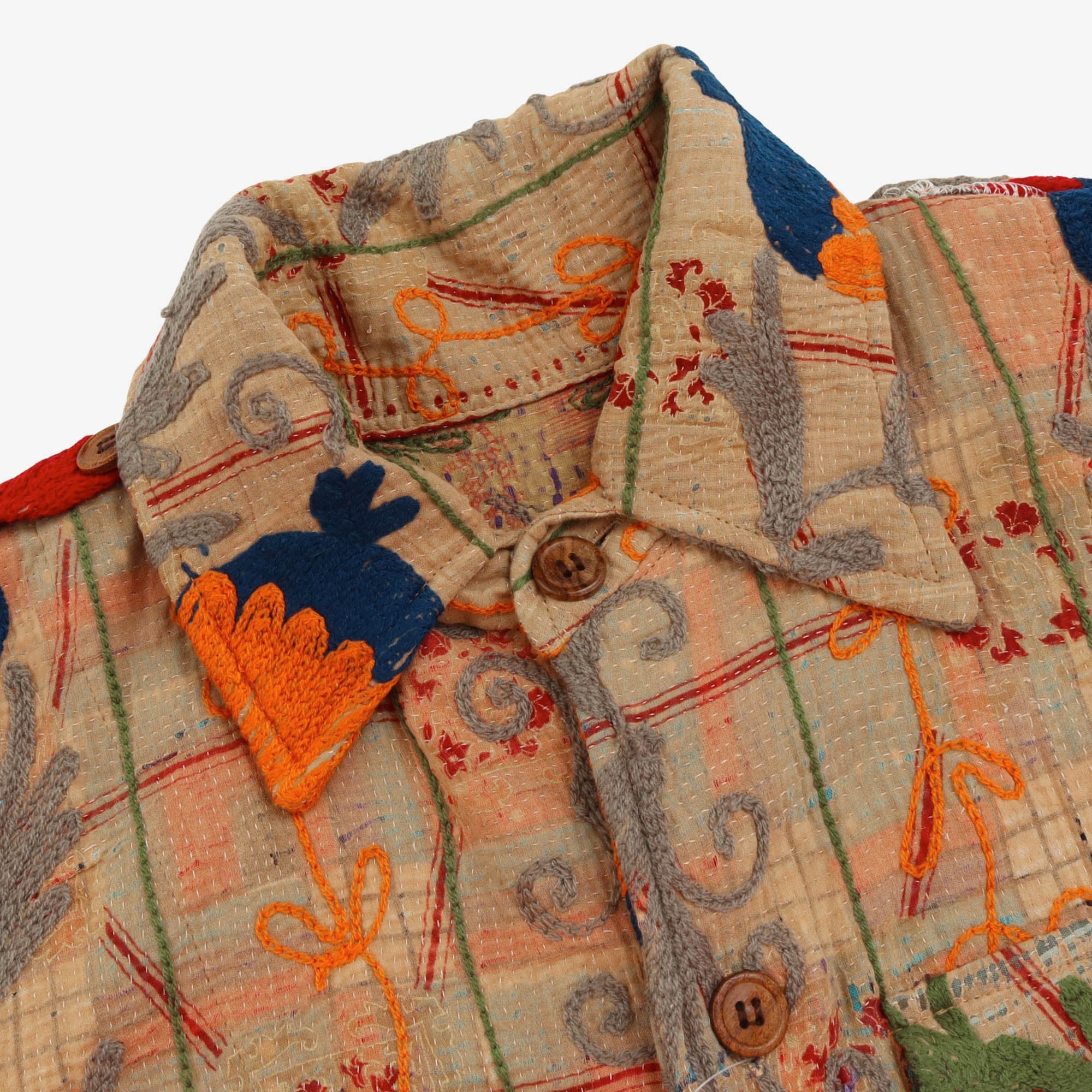 Embroidered Kantha Jacket - Image 3