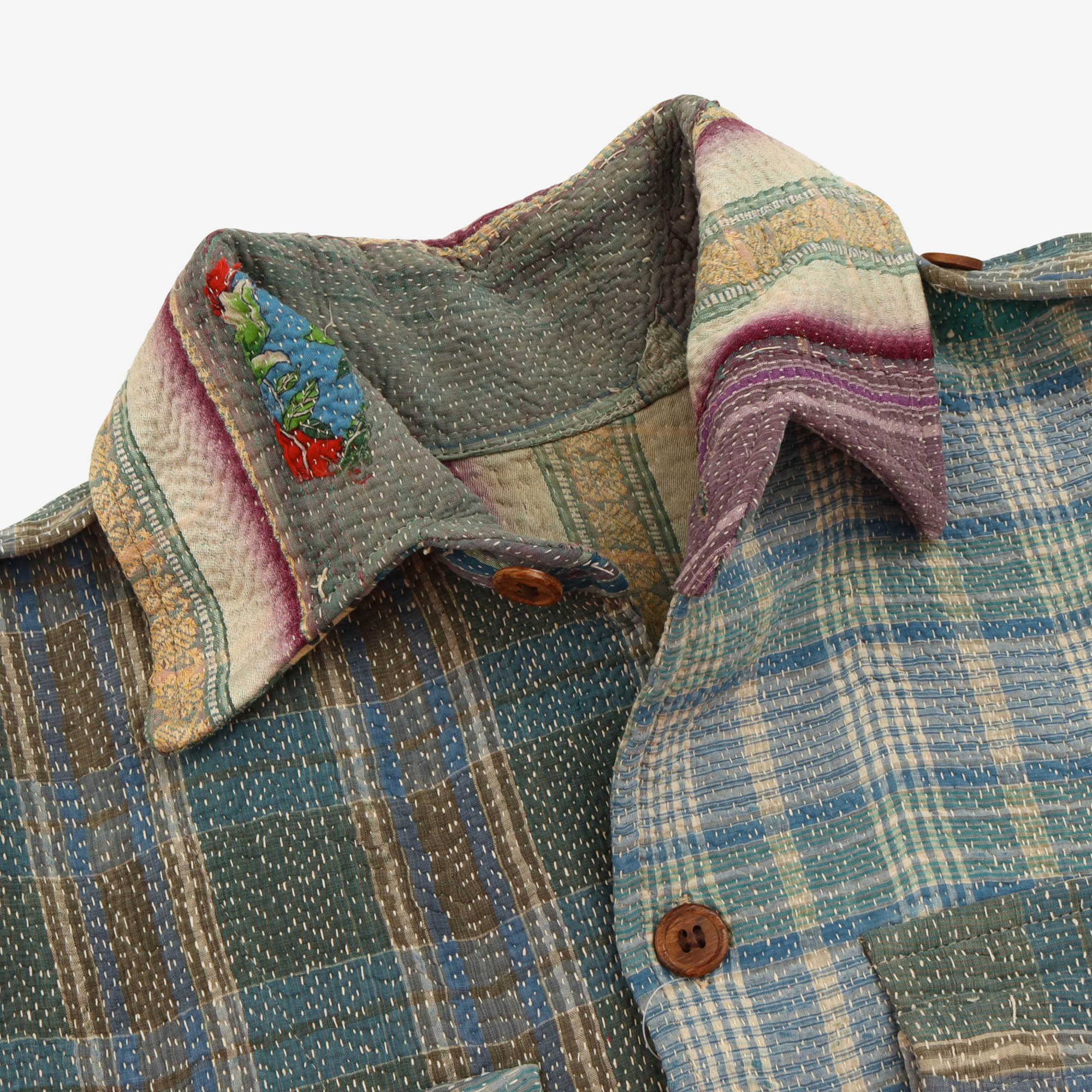 Embroidered Kantha Jacket - Image 3
