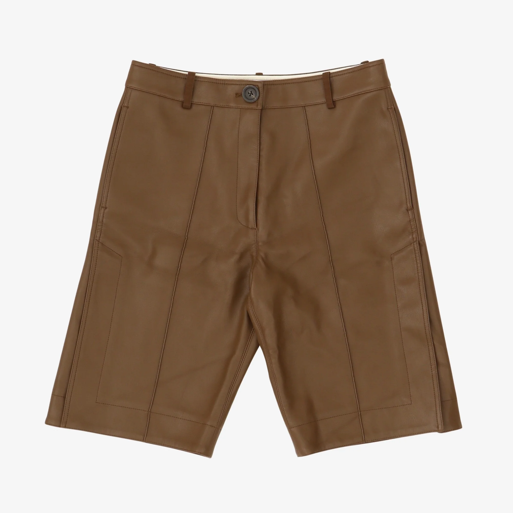 Faux Leather Shorts