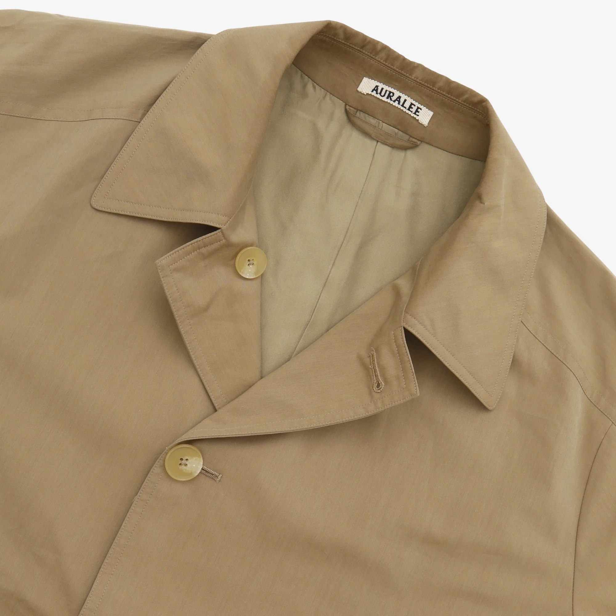 Finx Chambray Soutien Collar Coat - Image 3