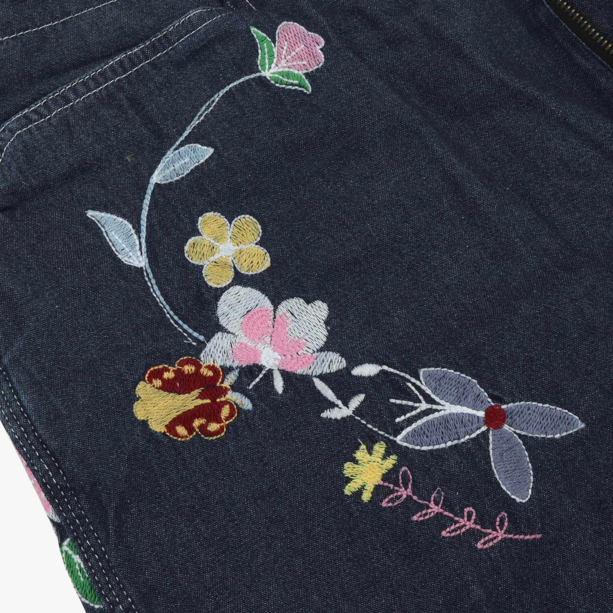 Floral Embroidered Painter Pants (34W x 27L) - Image 4