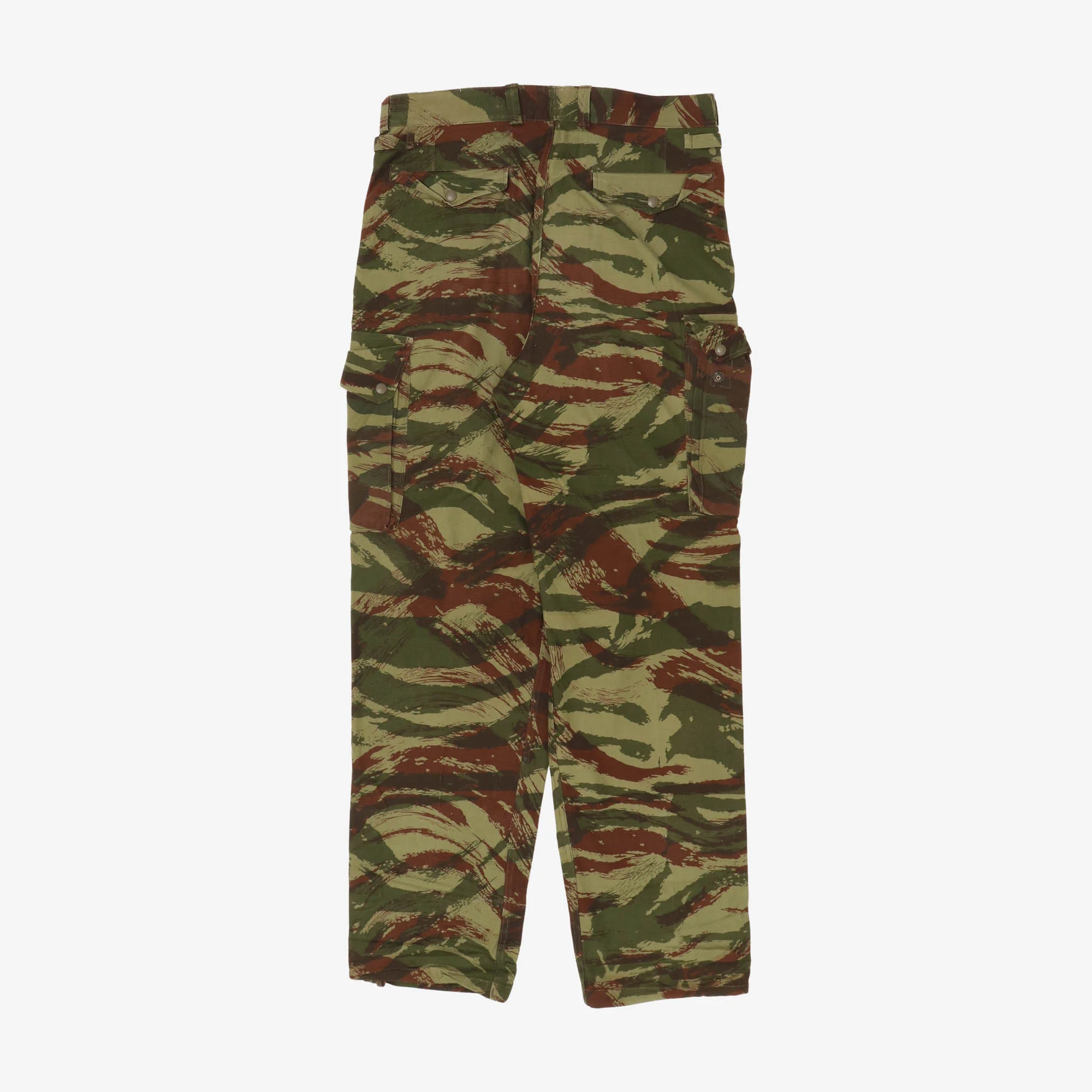Vintage 1950s French Army Lizard Camo Trousers (38W X 34L) - Image 2