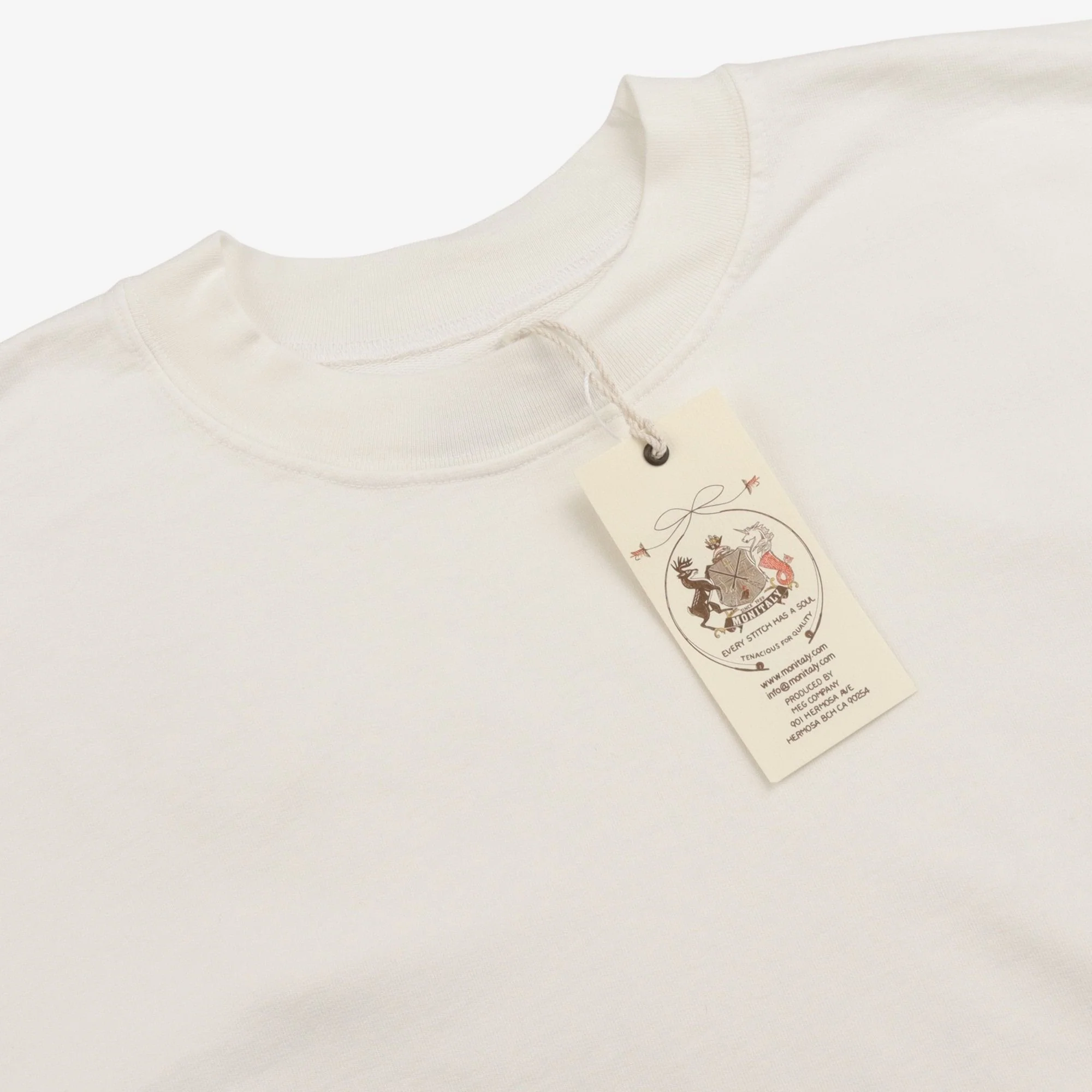 French Terry Cropped Sweatshirt - Image 4