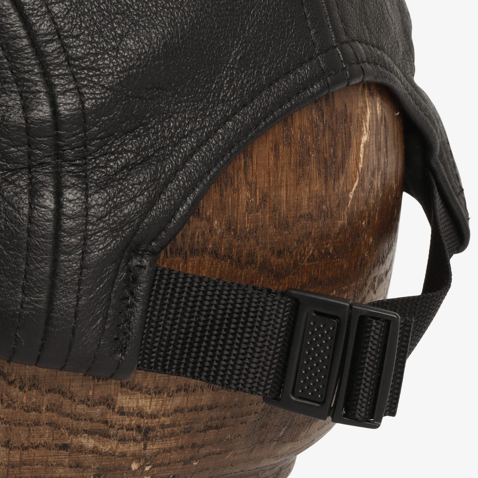 Genuine Leather Camp Cap - Image 3