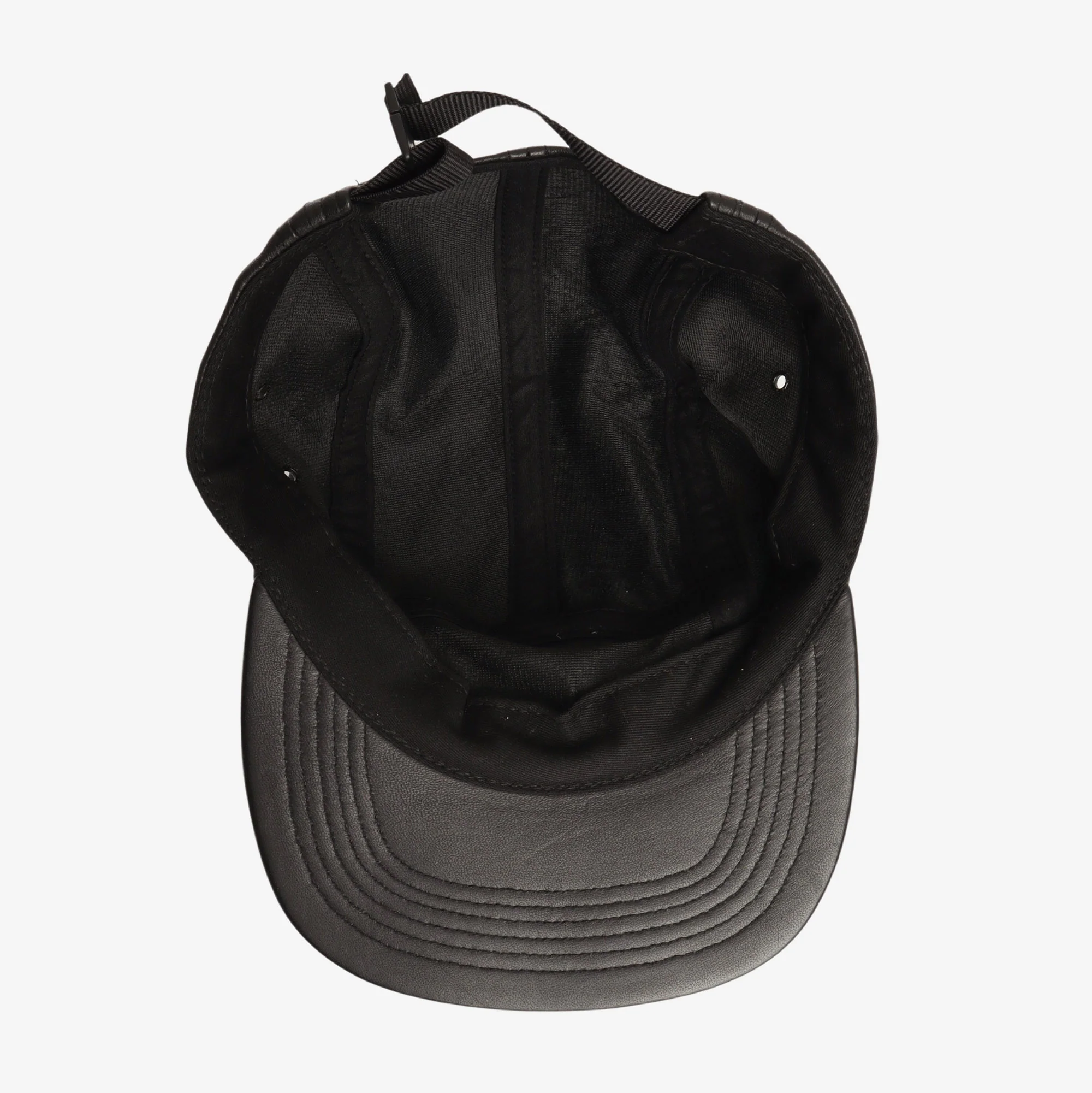 Genuine Leather Camp Cap - Image 4