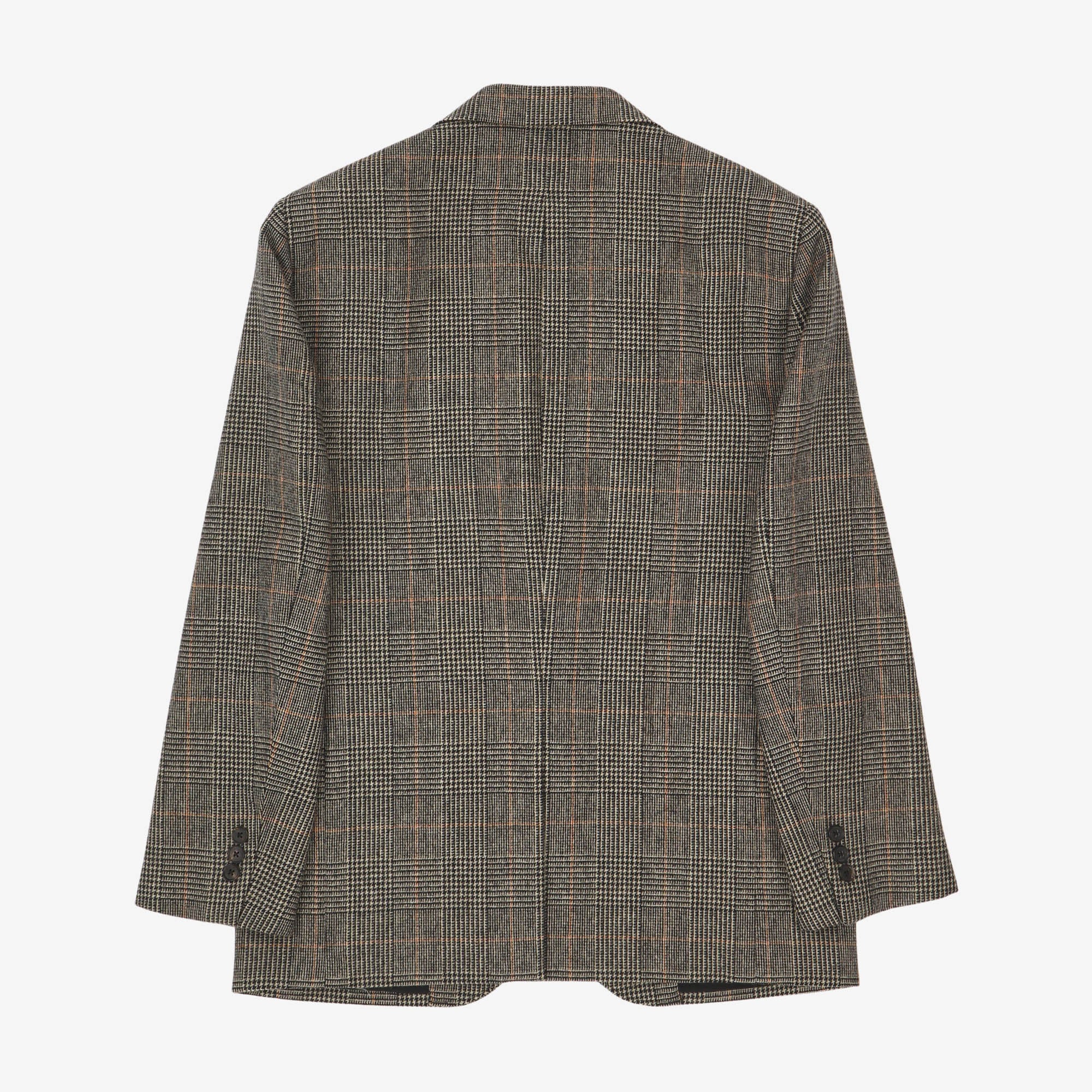 Glen Plaid Wool Blazer - Image 2