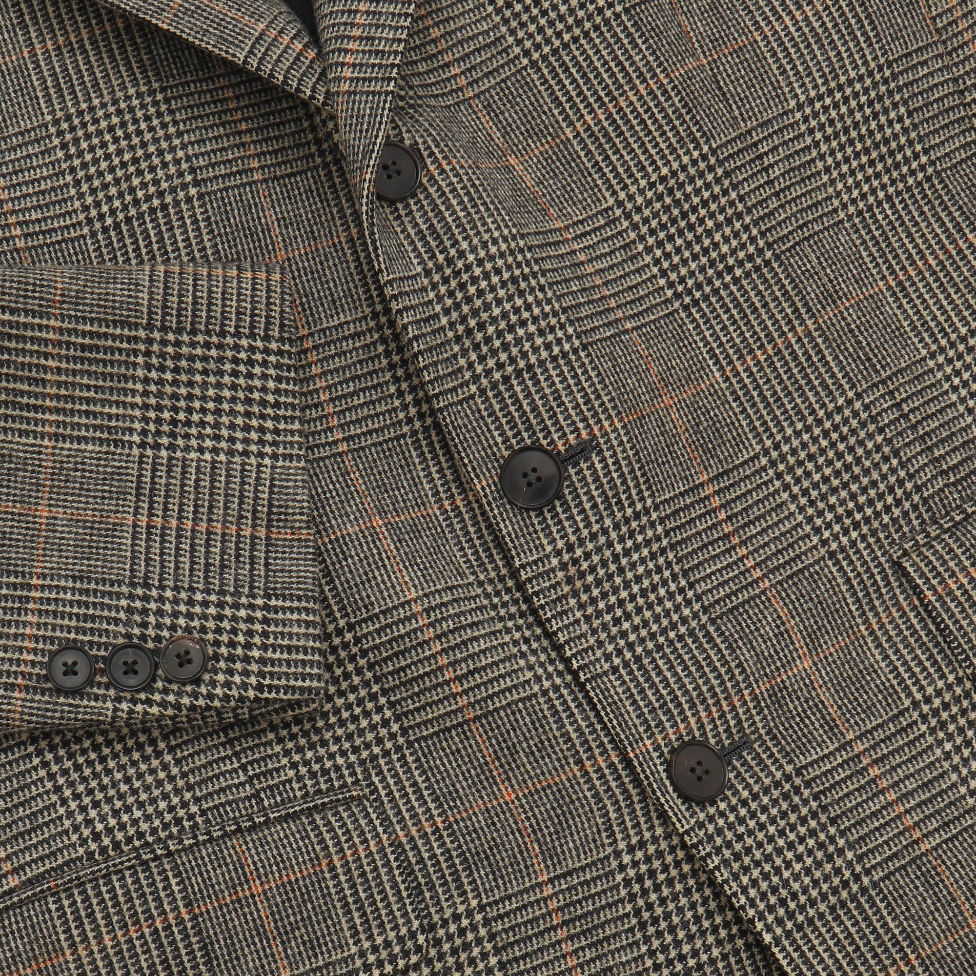 Glen Plaid Wool Blazer - Image 4