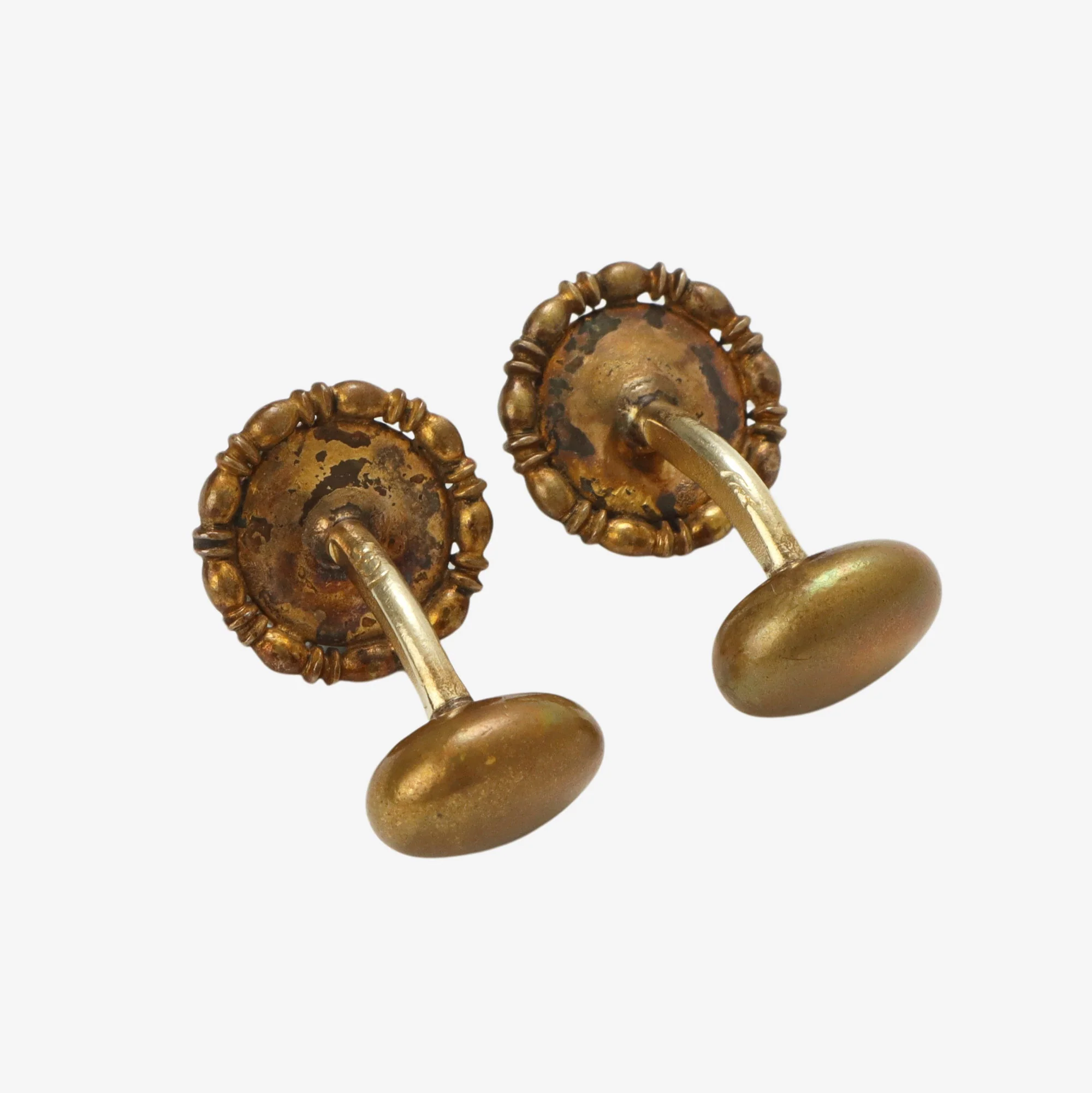 Gold and Turquoise Cufflinks - Image 3