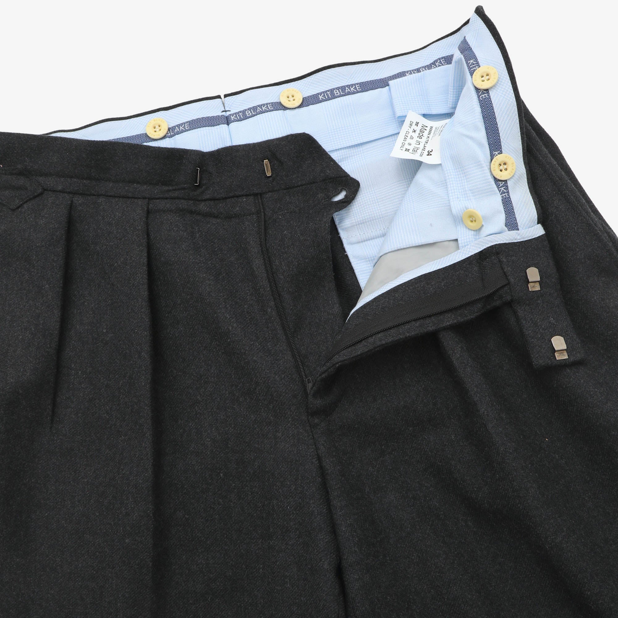 Grant Flannel Trousers (35W X 27L) - Image 3