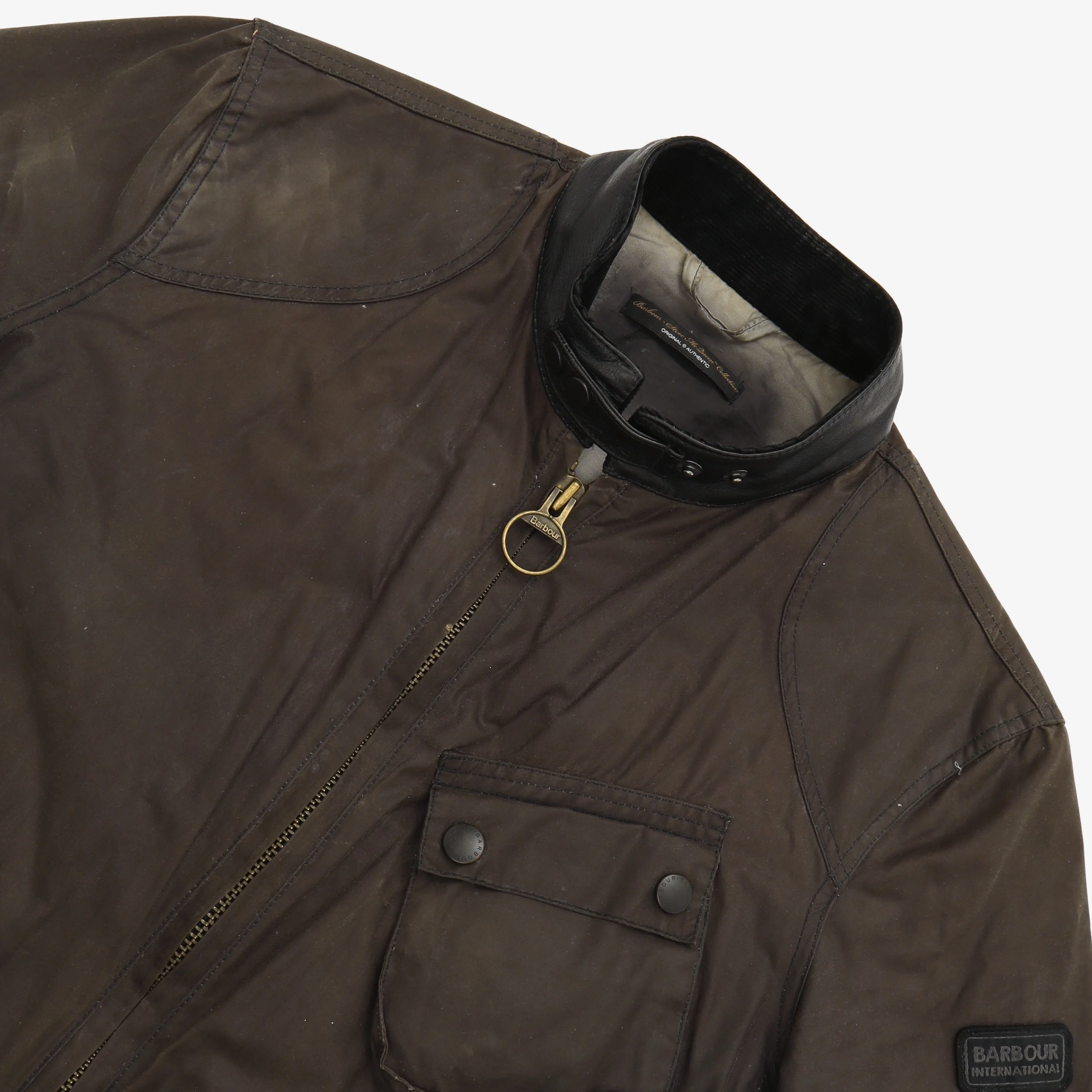Greenham Steve McQueen Motorcycle Wax Jacket - Image 3