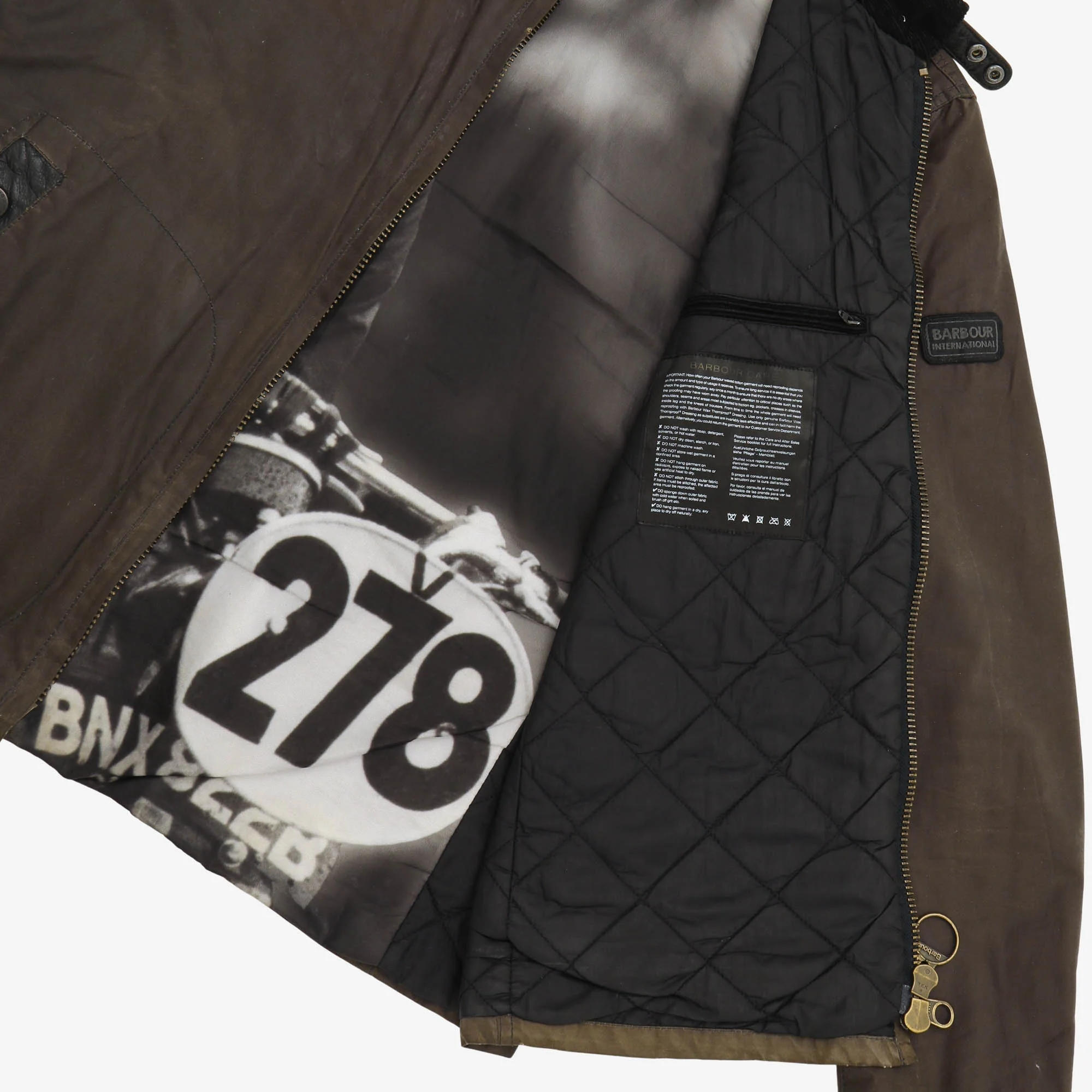 Greenham Steve McQueen Motorcycle Wax Jacket - Image 4