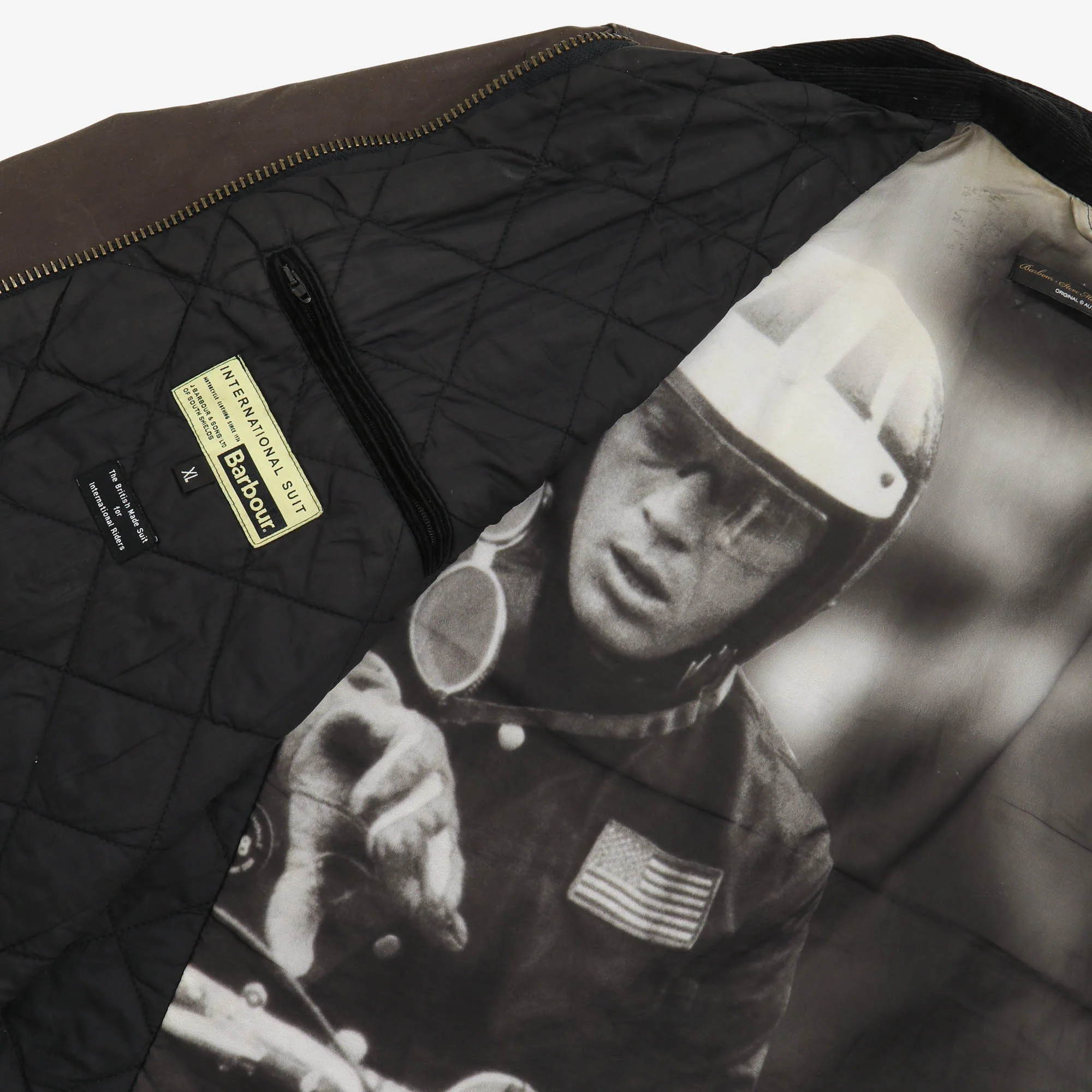 Greenham Steve McQueen Motorcycle Wax Jacket - Image 5