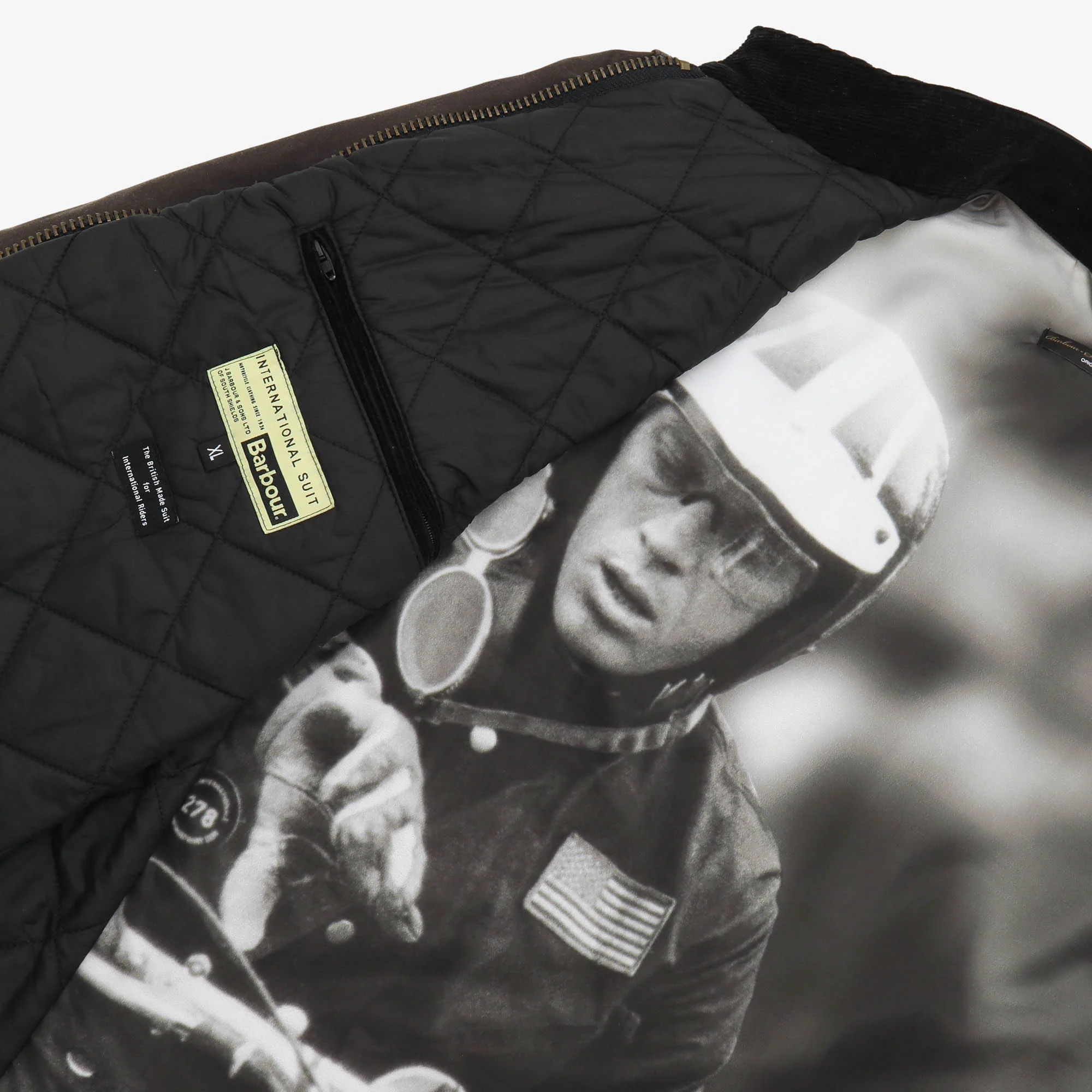 Greenham Steve McQueen Motorcycle Wax Jacket - Image 5