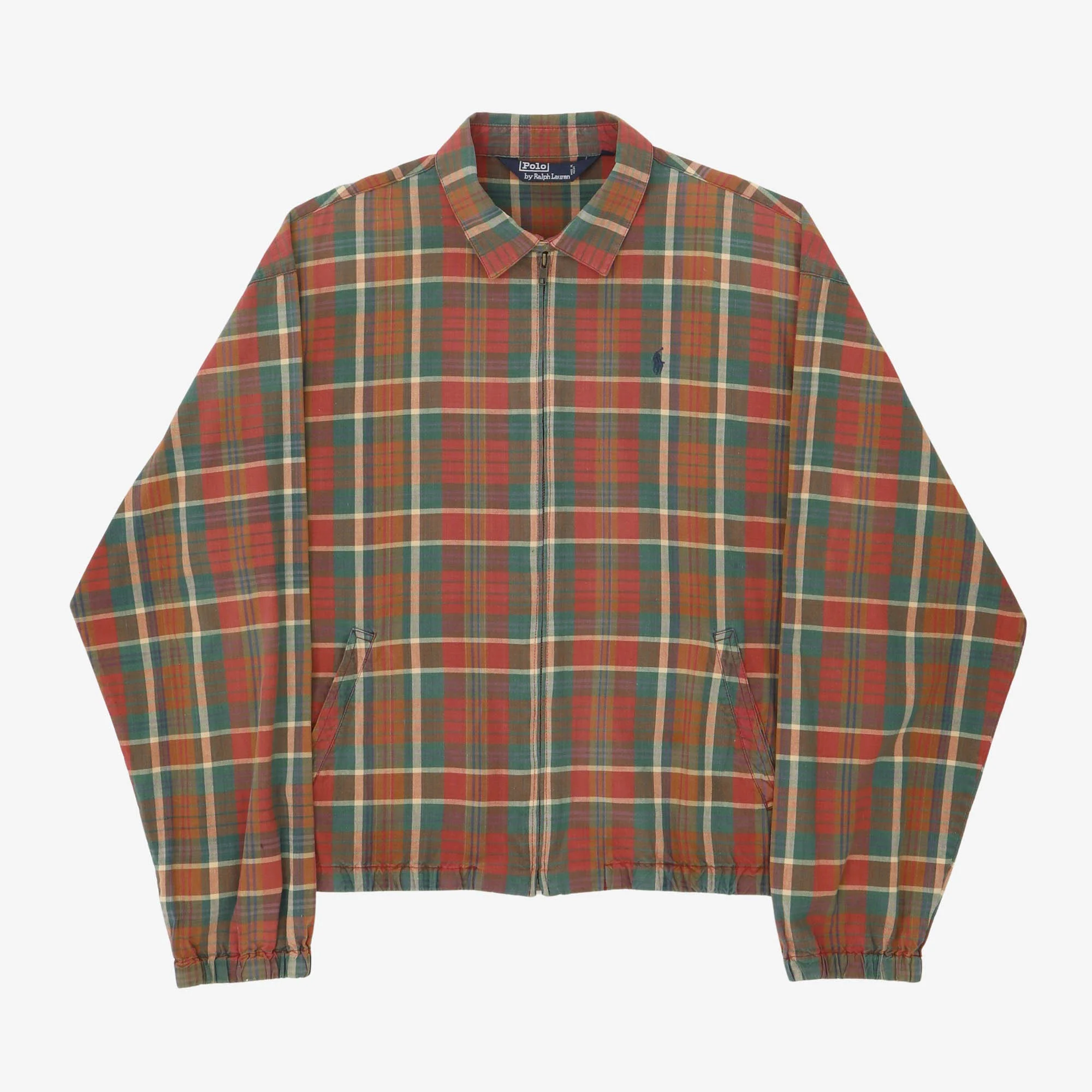 Vintage Madras Harrington Jacket