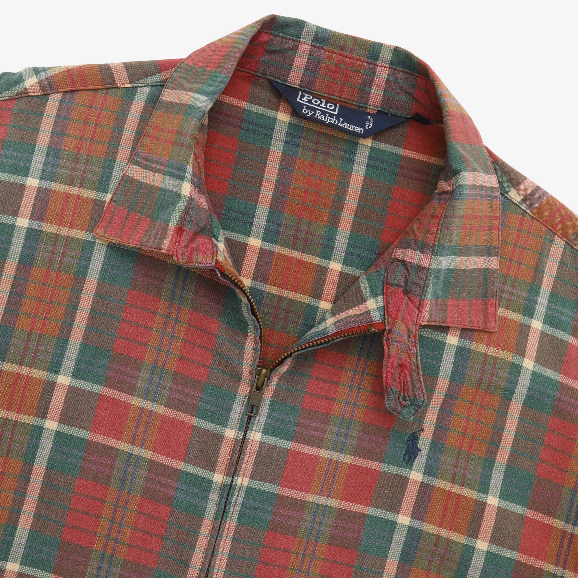 Vintage Madras Harrington Jacket - Image 3