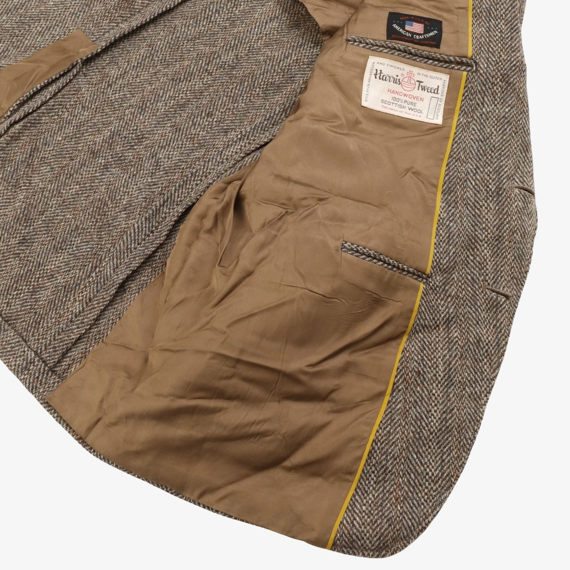 70s Harris Tweed Wool Blazer - Image 5
