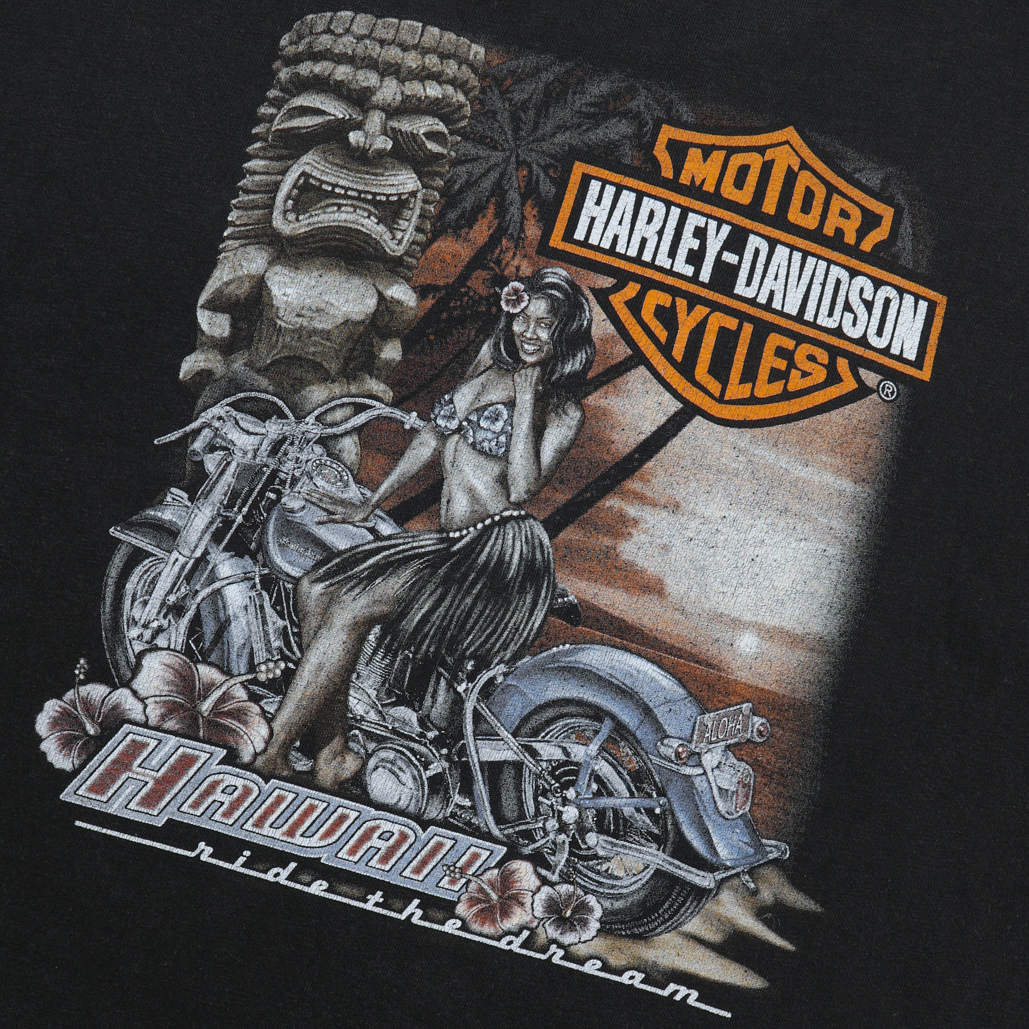 Hawaiian Harley Davidson Tee - Image 4