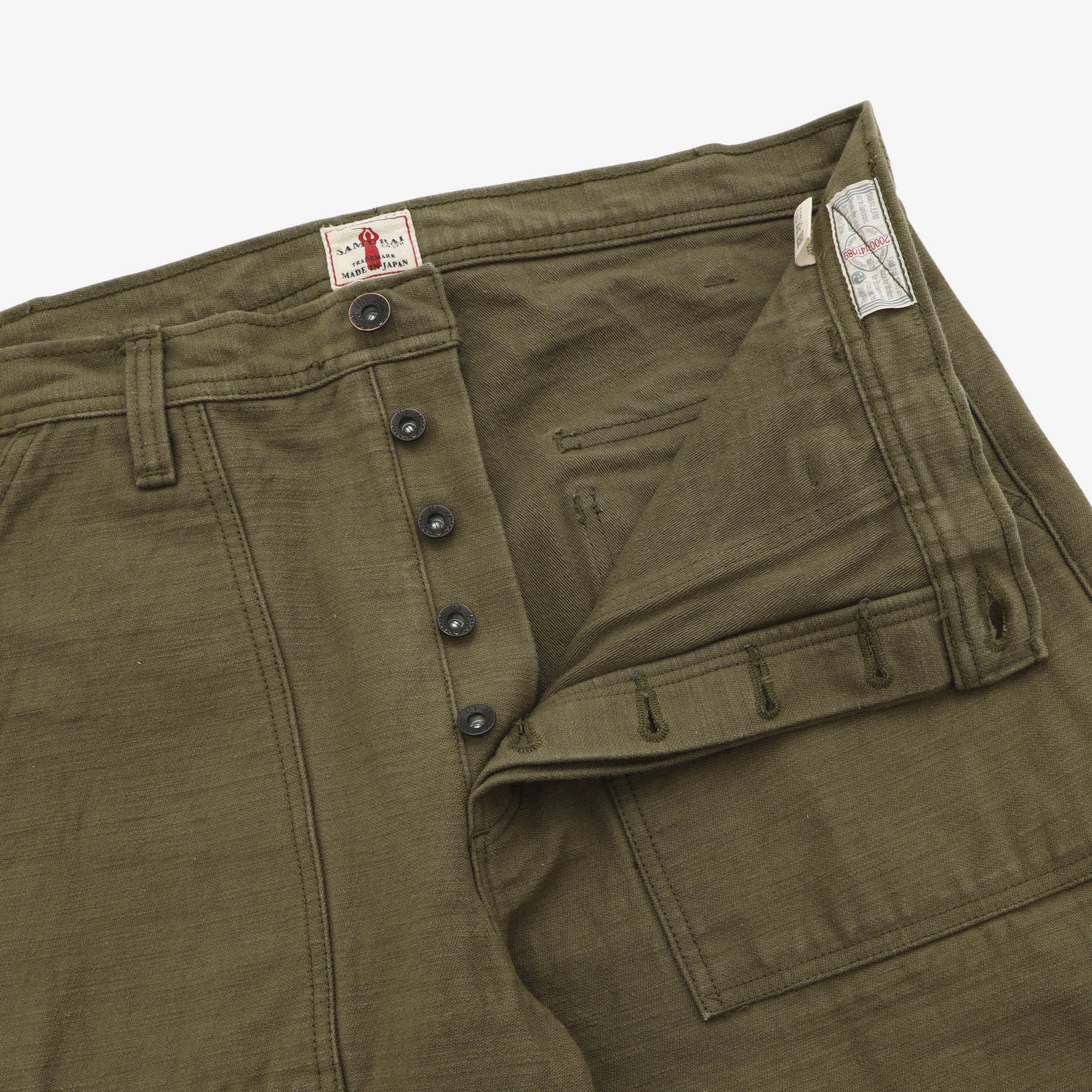 Heavy Back Satin Baker Pants (36W X 28.5L) - Image 3