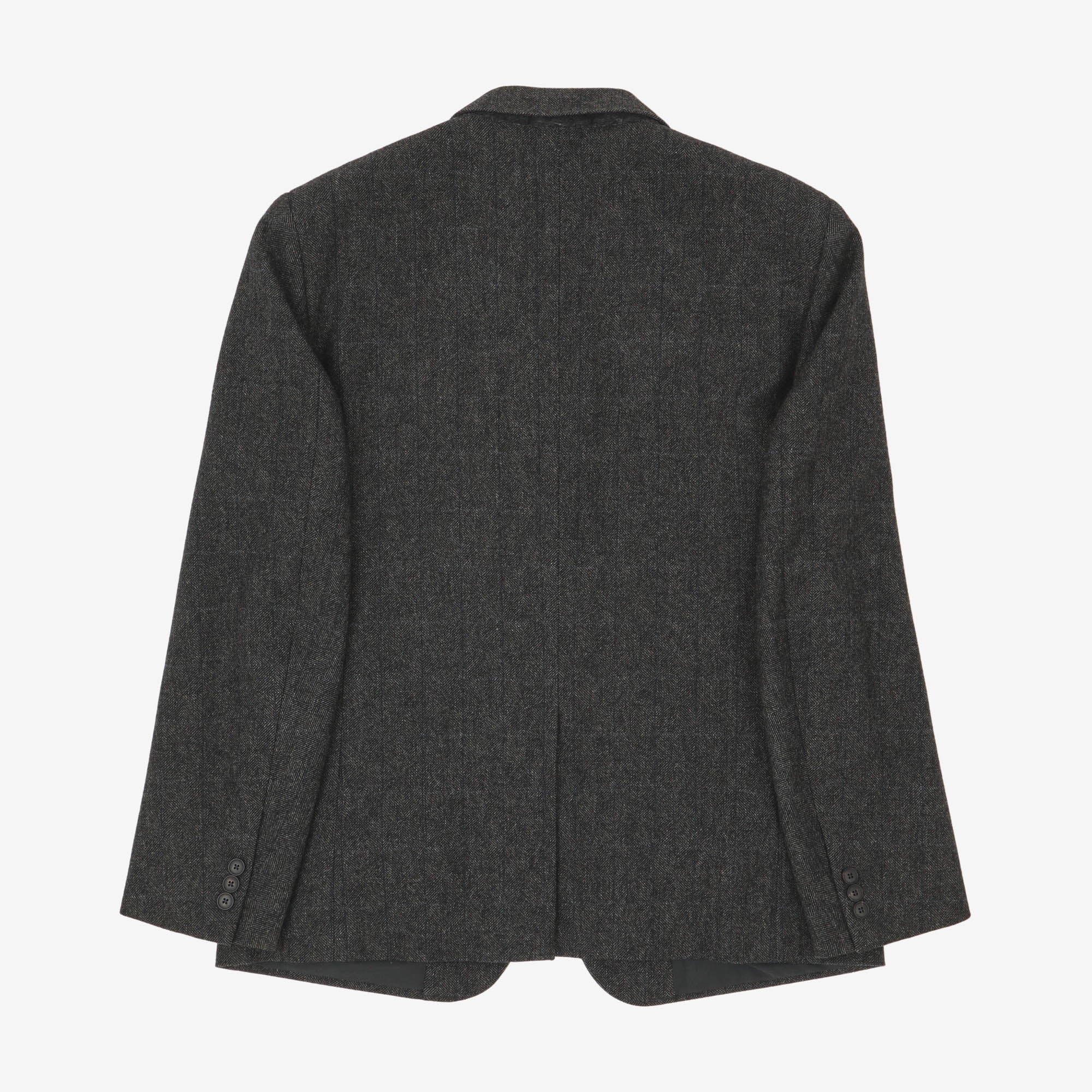 Herringbone Check Tweed Blazer - Image 2