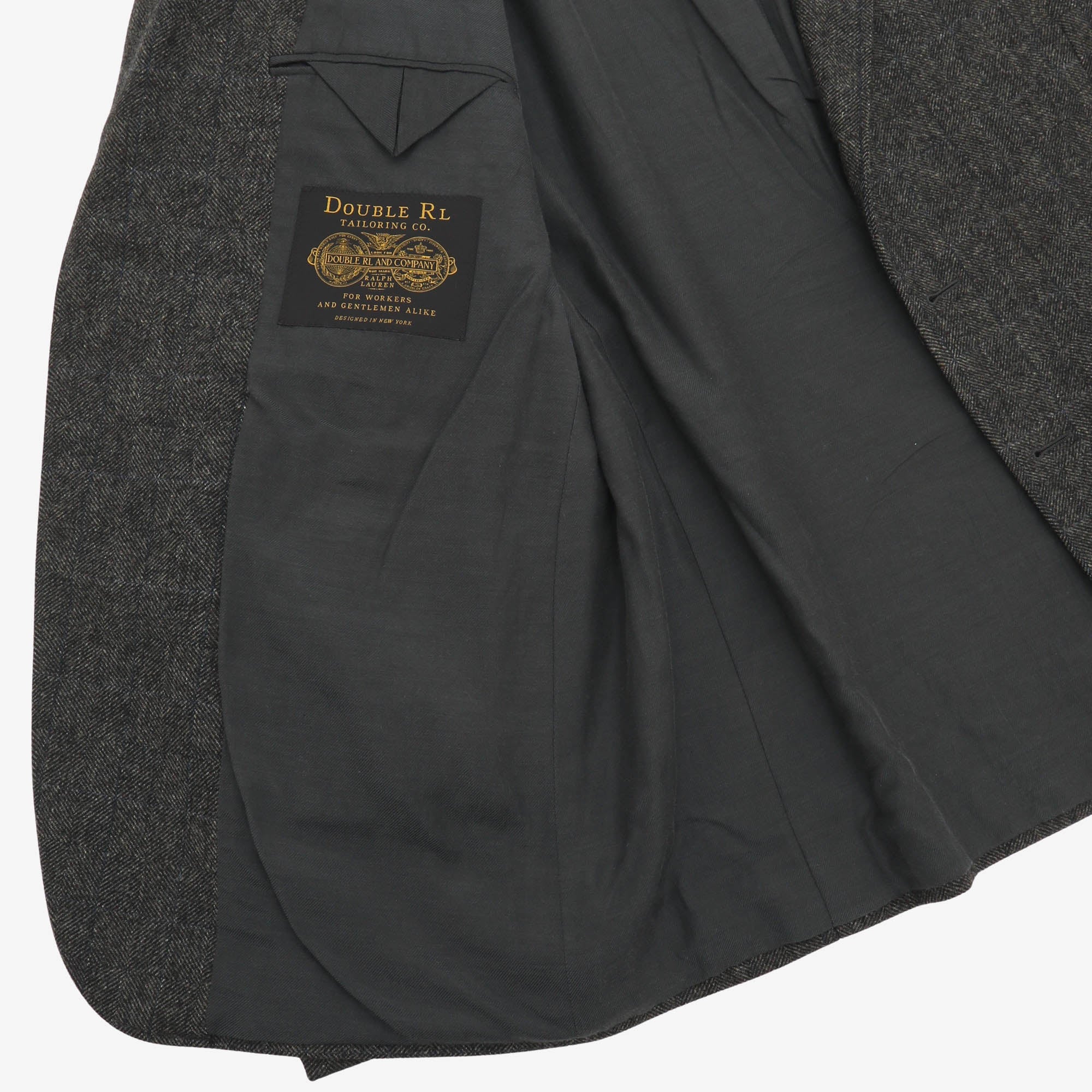 Herringbone Check Tweed Blazer - Image 5