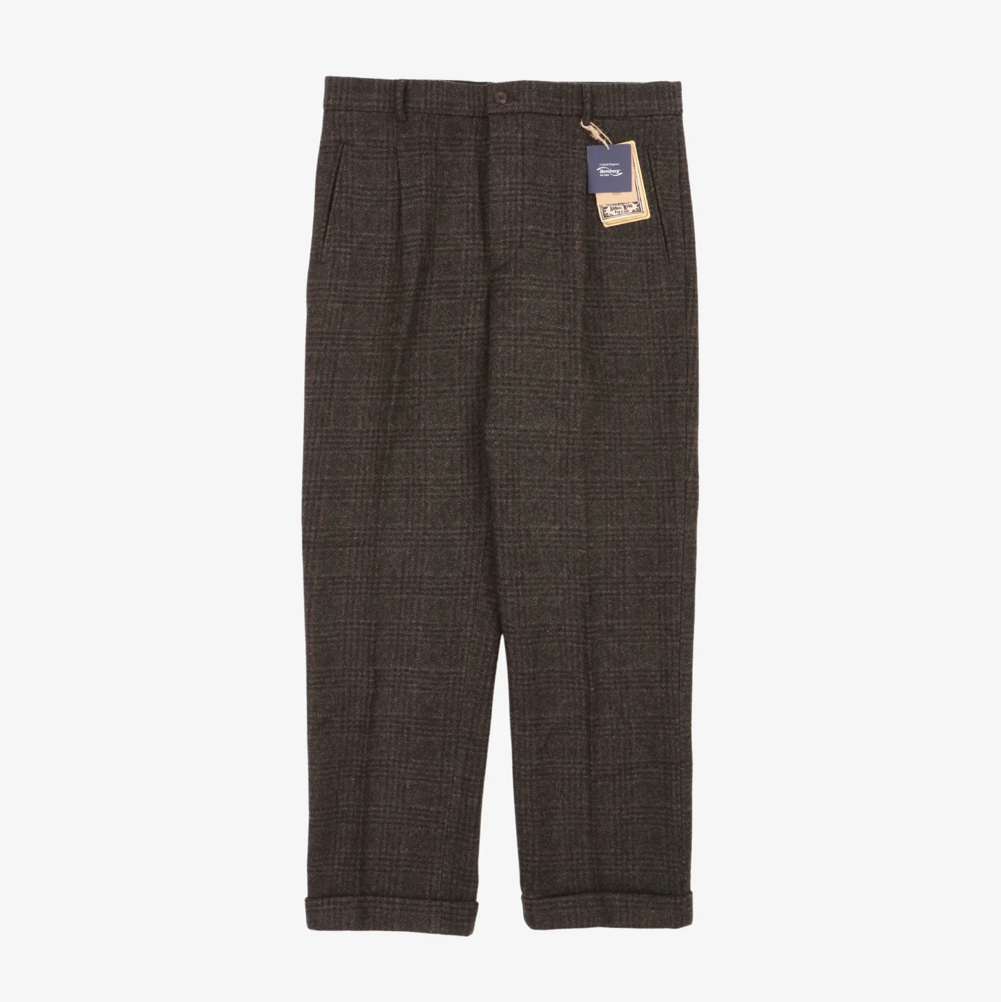 Herringbone Wool Trousers (36W X 30L)