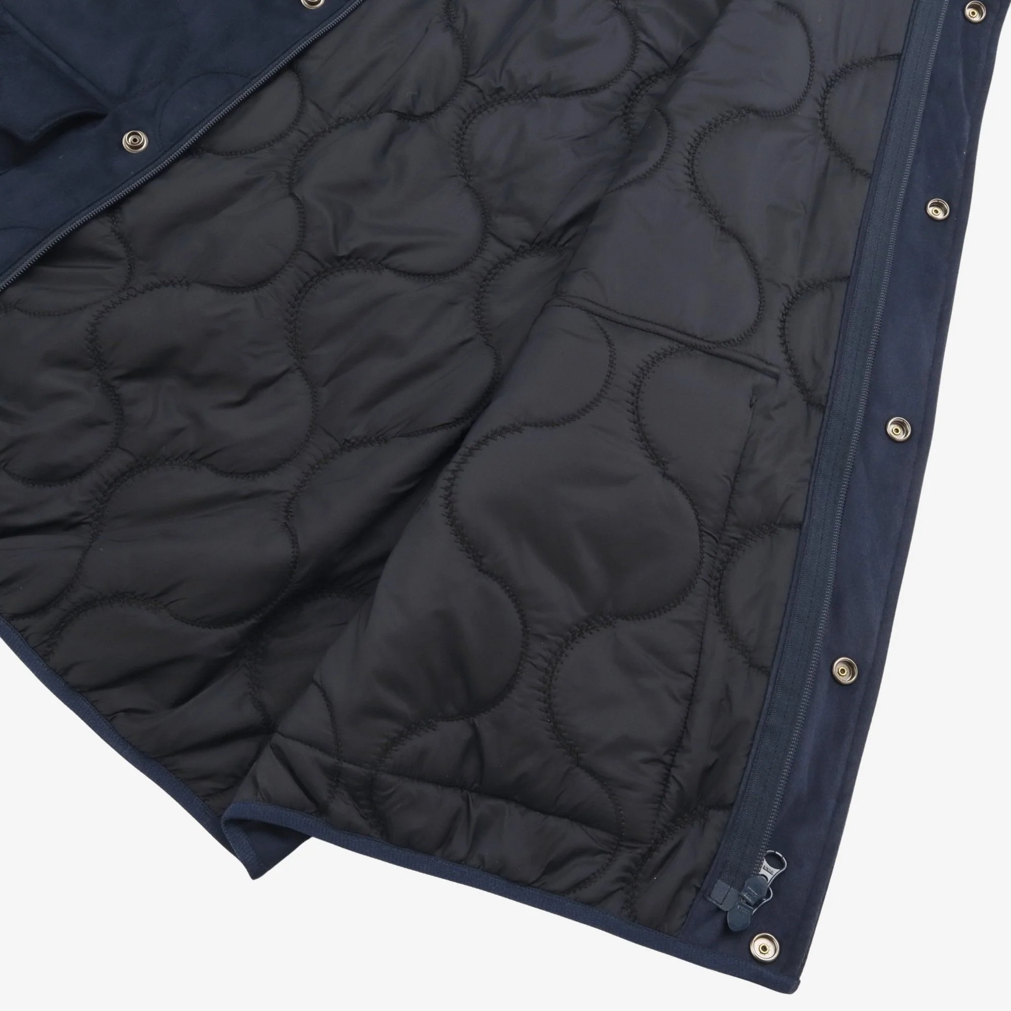 High Neck Quilted Vest - Image 3